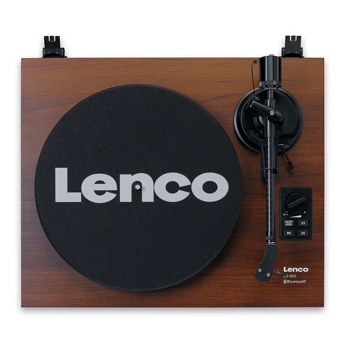 Lenco LS-600WA -Tourne-disque avec amplificateur intégré et Bluetooth® plus 2 haut-parleurs externes - Noyer - Image 14
