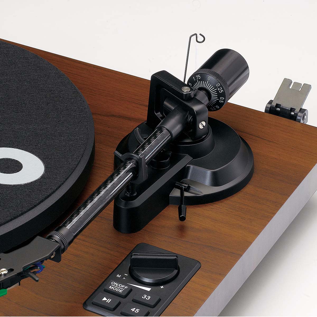 Lenco LS-600WA -Tourne-disque avec amplificateur intégré et Bluetooth® plus 2 haut-parleurs externes - Noyer - Image 18