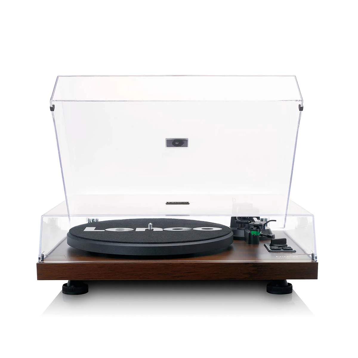 Lenco LS-600WA -Tourne-disque avec amplificateur intégré et Bluetooth® plus 2 haut-parleurs externes - Noyer - Image 23
