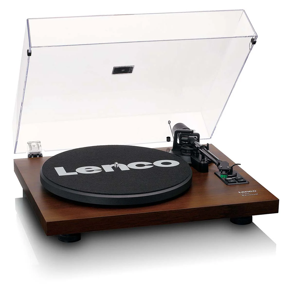 Lenco LS-600WA -Tourne-disque avec amplificateur intégré et Bluetooth® plus 2 haut-parleurs externes - Noyer - Image 9