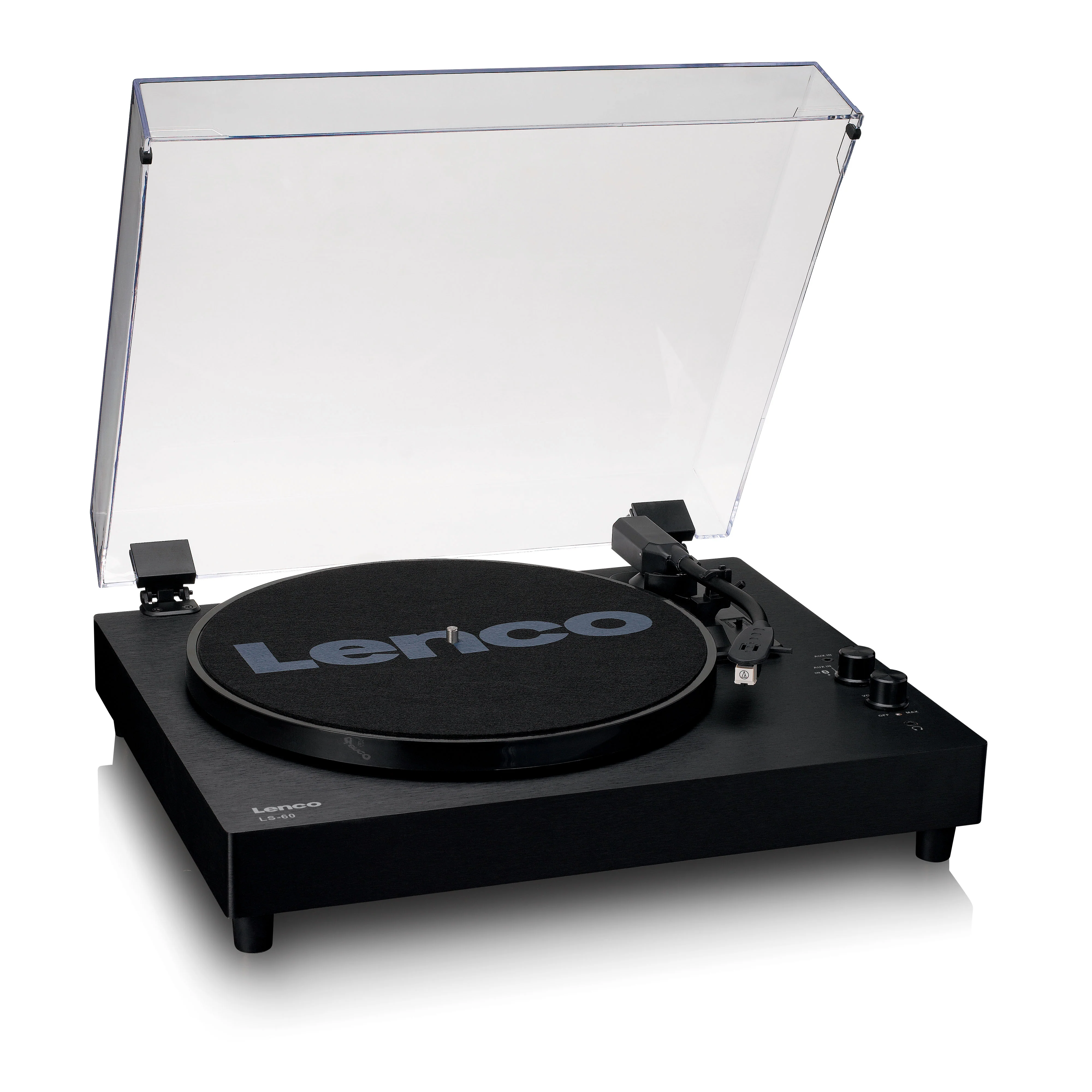 Lenco LS-60BK - Platine vinyle en bois avec Bluetooth et haut-parleurs intégrés - Noir - Image 10