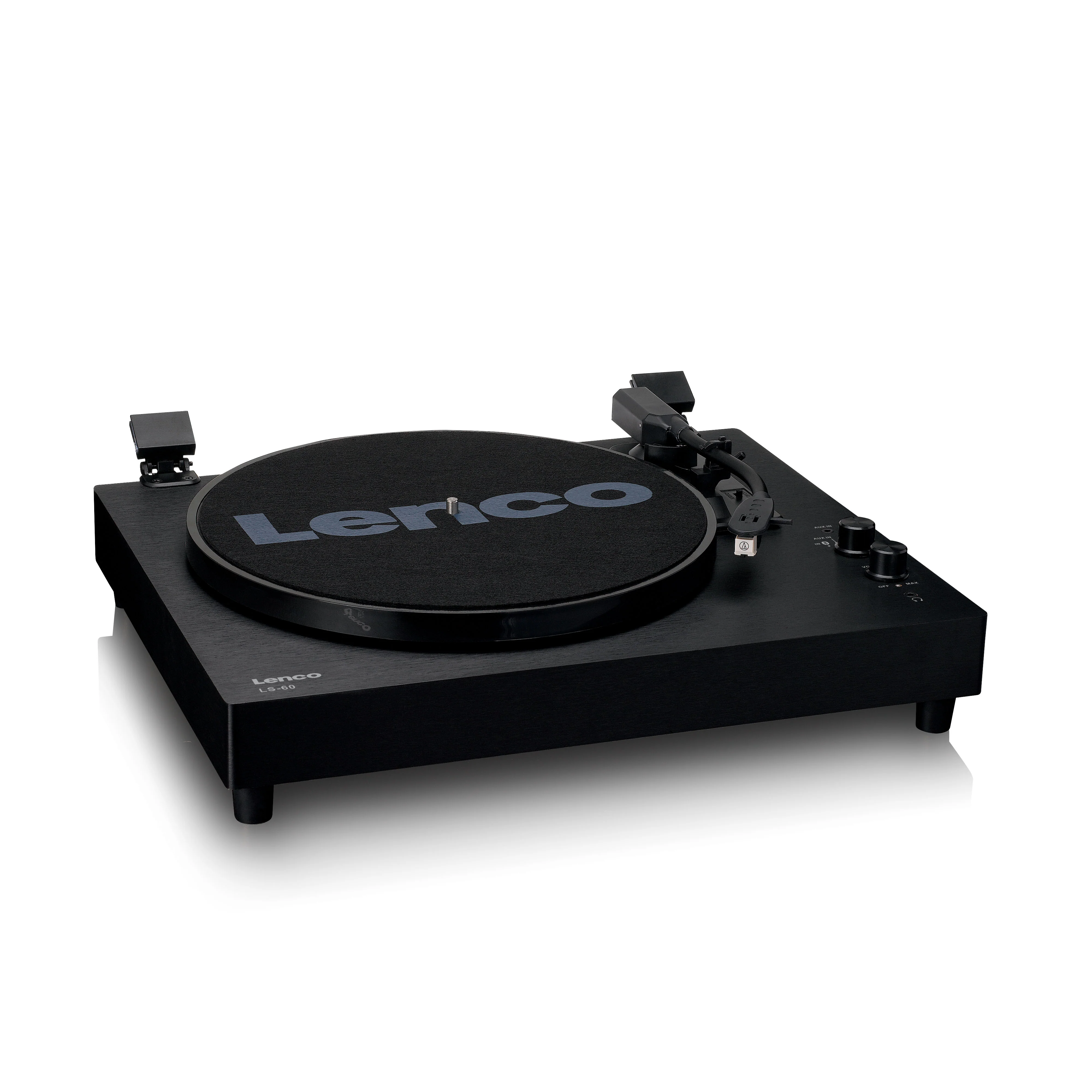 Lenco LS-60BK - Platine vinyle en bois avec Bluetooth et haut-parleurs intégrés - Noir - Image 5
