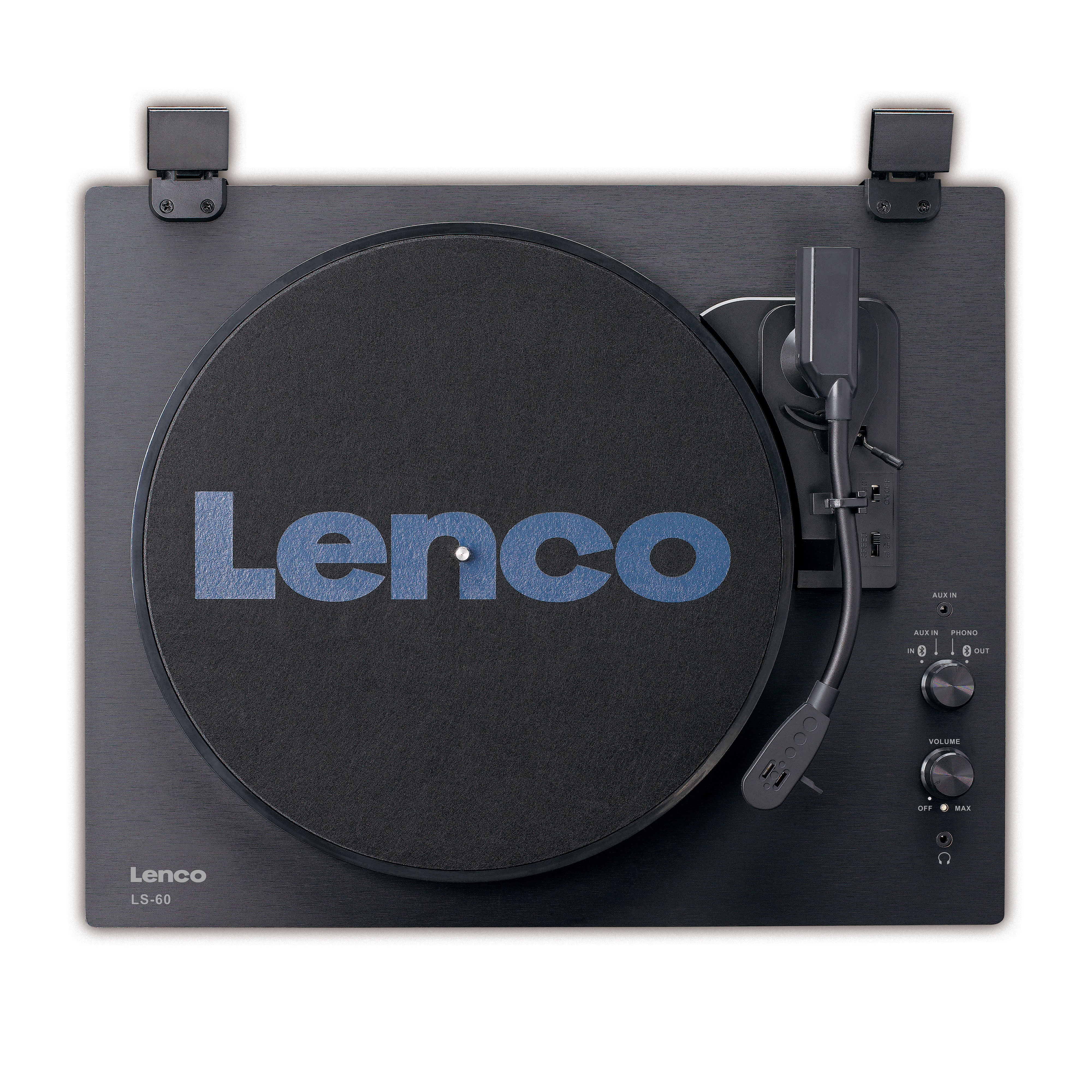 Lenco LS-60BK - Platine vinyle en bois avec Bluetooth et haut-parleurs intégrés - Noir - Image 9
