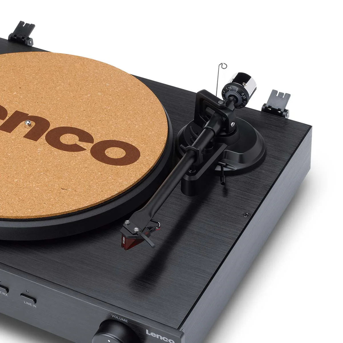 Lenco LS-700BK - Platine vinyle HiFi haute puissance avec enceintes, Bluetooth® et Ortofon 2M Red - Amplificateur stéréo intégré de 2 x 100 W RMS - Noir - Image 13