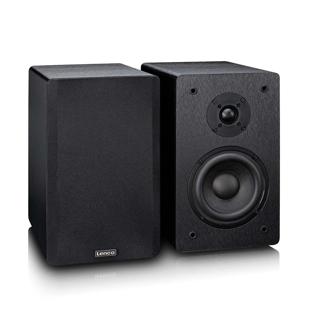 Lenco LS-700BK - Platine vinyle HiFi haute puissance avec enceintes, Bluetooth® et Ortofon 2M Red - Amplificateur stéréo intégré de 2 x 100 W RMS - Noir - Image 16