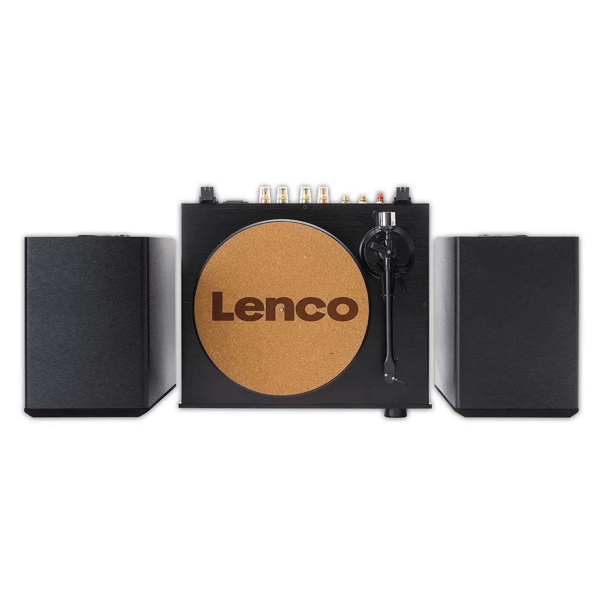 Lenco LS-700BK - Platine vinyle HiFi haute puissance avec enceintes, Bluetooth® et Ortofon 2M Red - Amplificateur stéréo intégré de 2 x 100 W RMS - Noir - Image 9