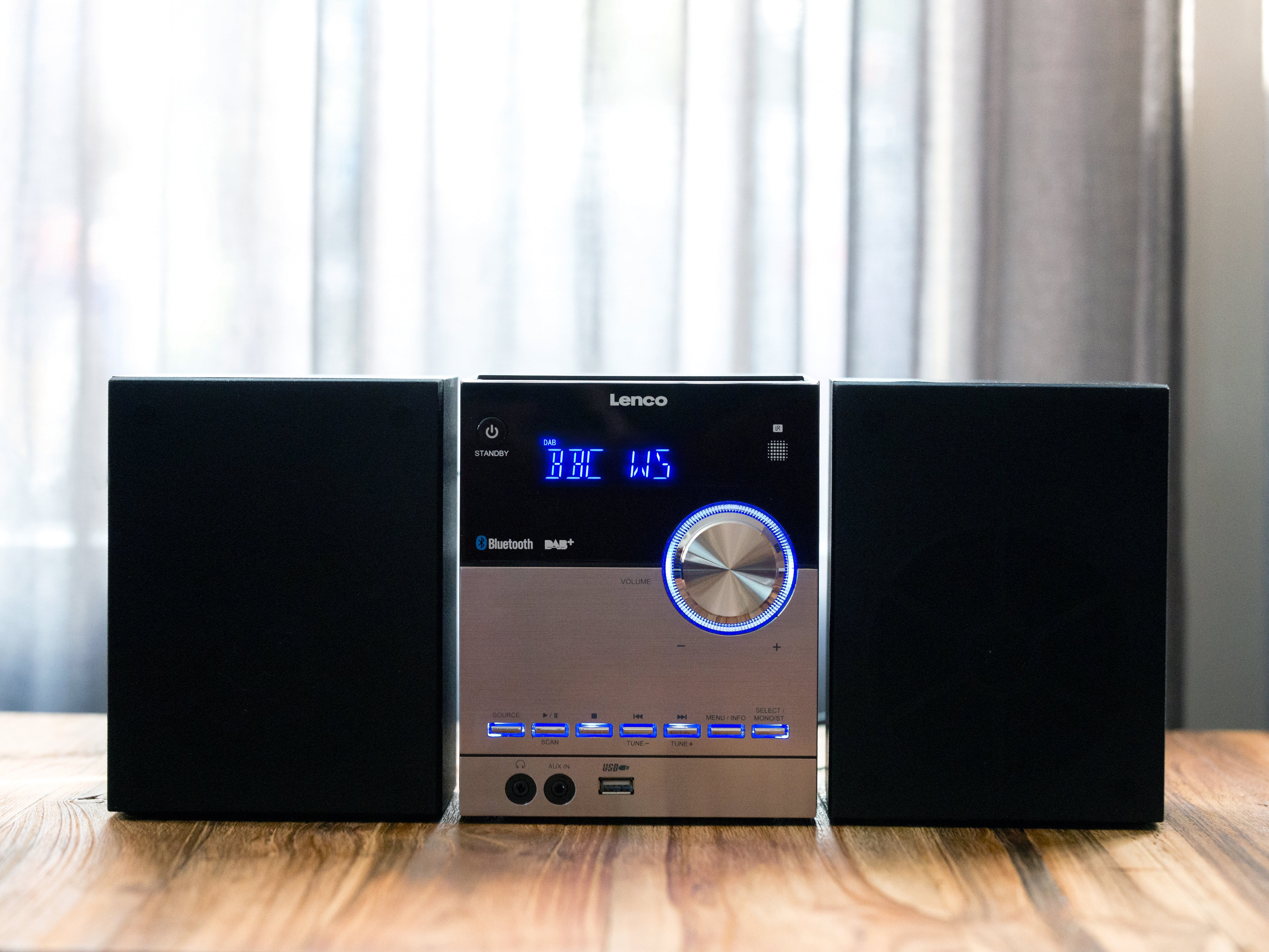 Lenco MC-150 - Chaîne stéréo avec radio DAB+/FM, lecteur CD, connexion Bluetooth® et prise USB - Noir - Image 22