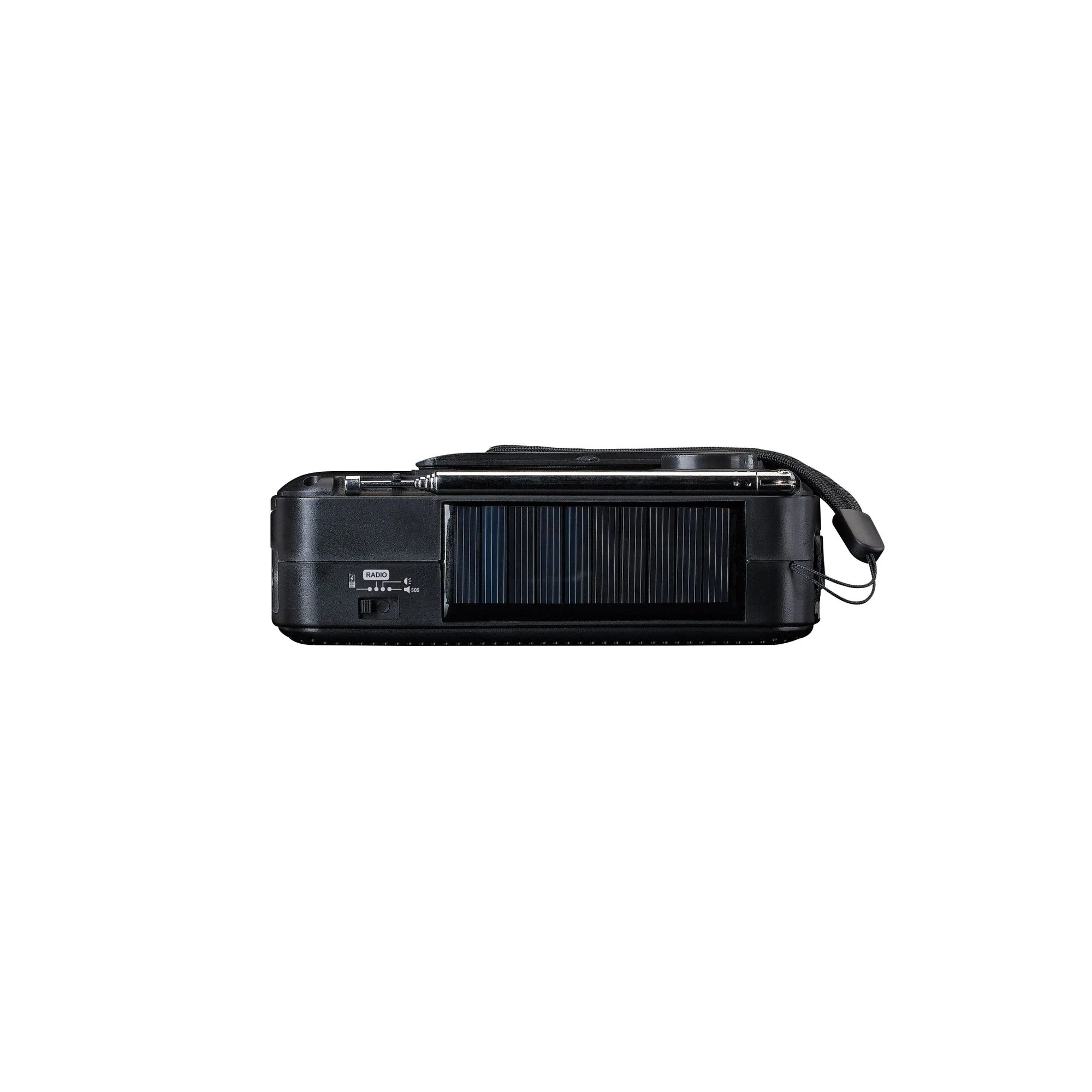 Lenco MCR-112BK - Radio d'urgence portable à manivelle, lampe de poche et banque d'alimentation en un seul appareil - Noir - Image 9