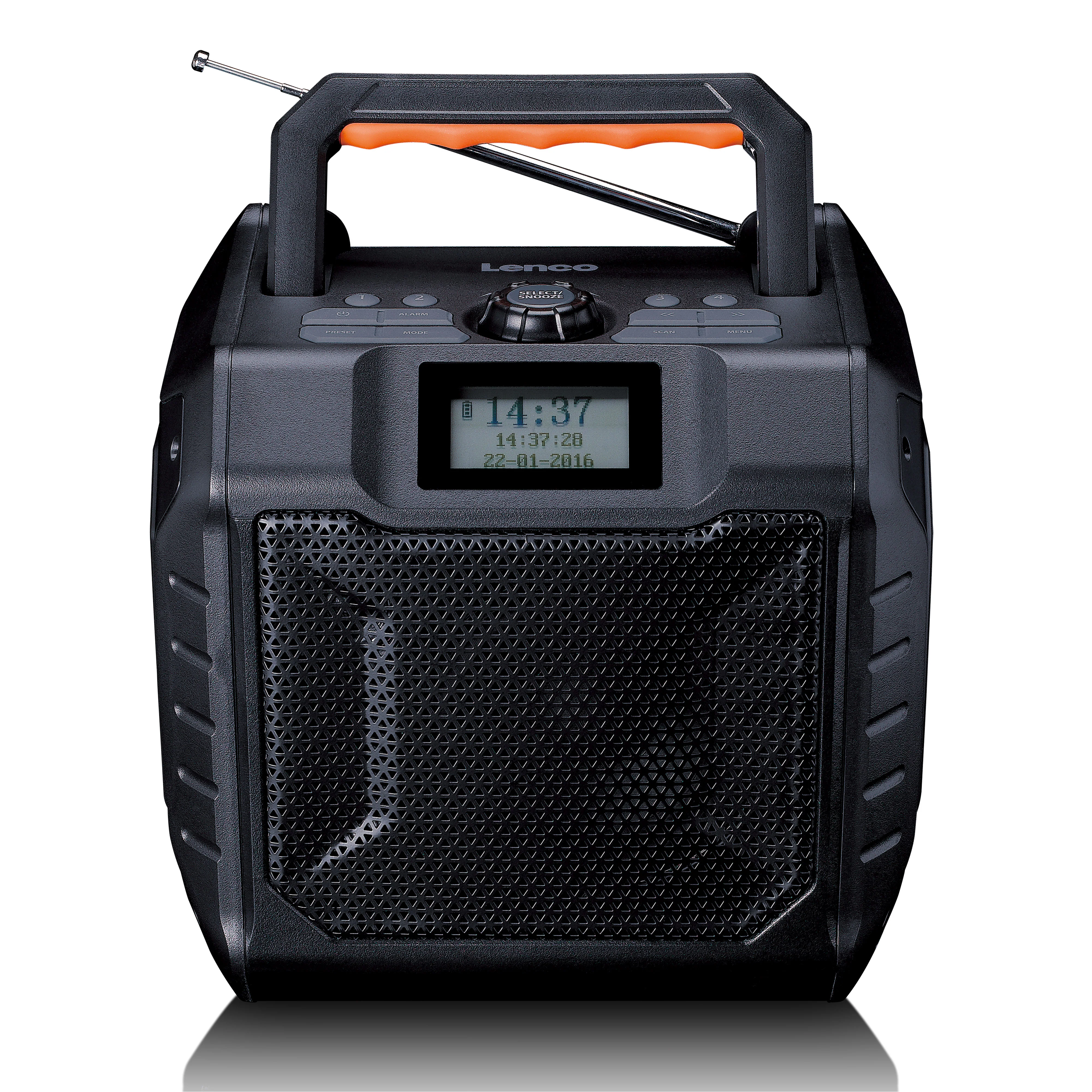 Lenco ODR-160GY - Puissante radio portable DAB+/FM pour l’extérieur avec Bluetooth® - Étanche selon IPX5 - Gris - Image 3