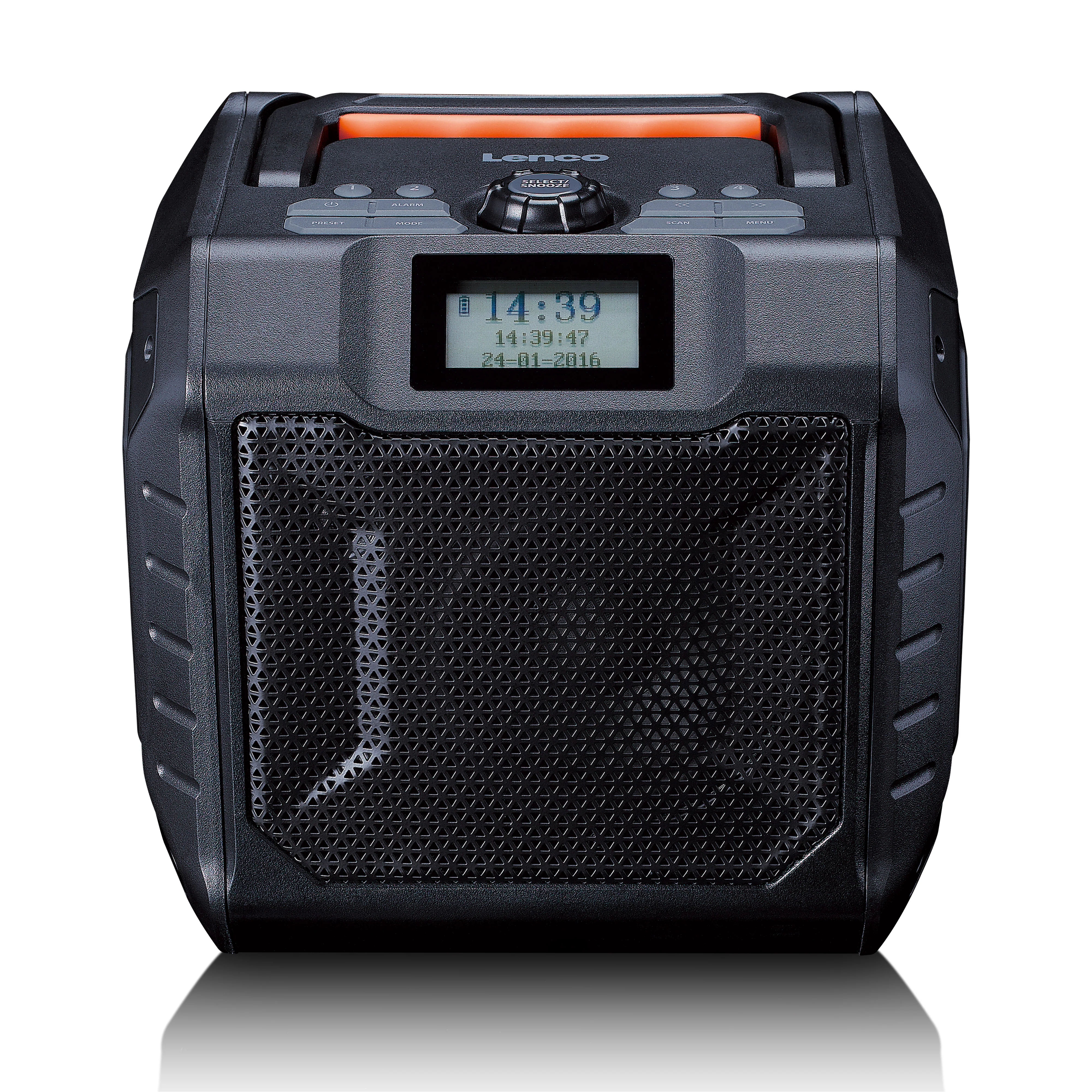 Lenco ODR-160GY - Puissante radio portable DAB+/FM pour l’extérieur avec Bluetooth® - Étanche selon IPX5 - Gris - Image 4