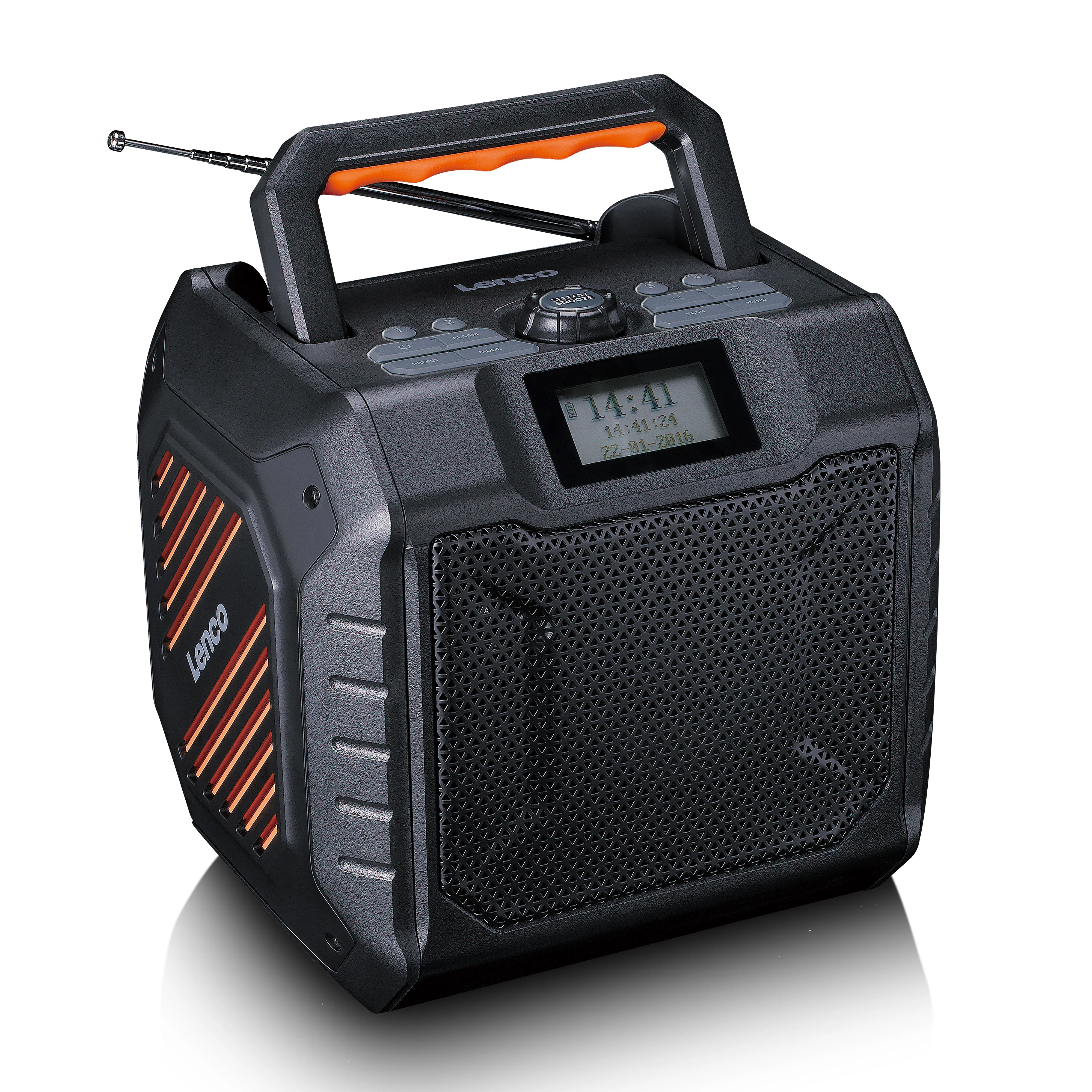 Lenco ODR-160GY - Puissante radio portable DAB+/FM pour l’extérieur avec Bluetooth® - Étanche selon IPX5 - Gris - Image 8
