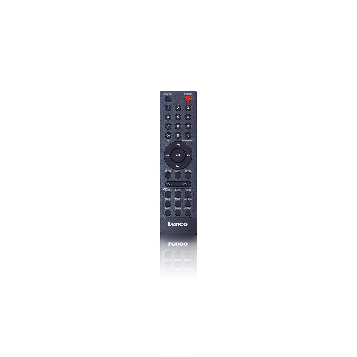 Lenco PA-101BK - Enceinte Bluetooth avec effets lumineux LED - 100W RMS, USB, autonomie de batterie de 14 heures - Noir - Image 12