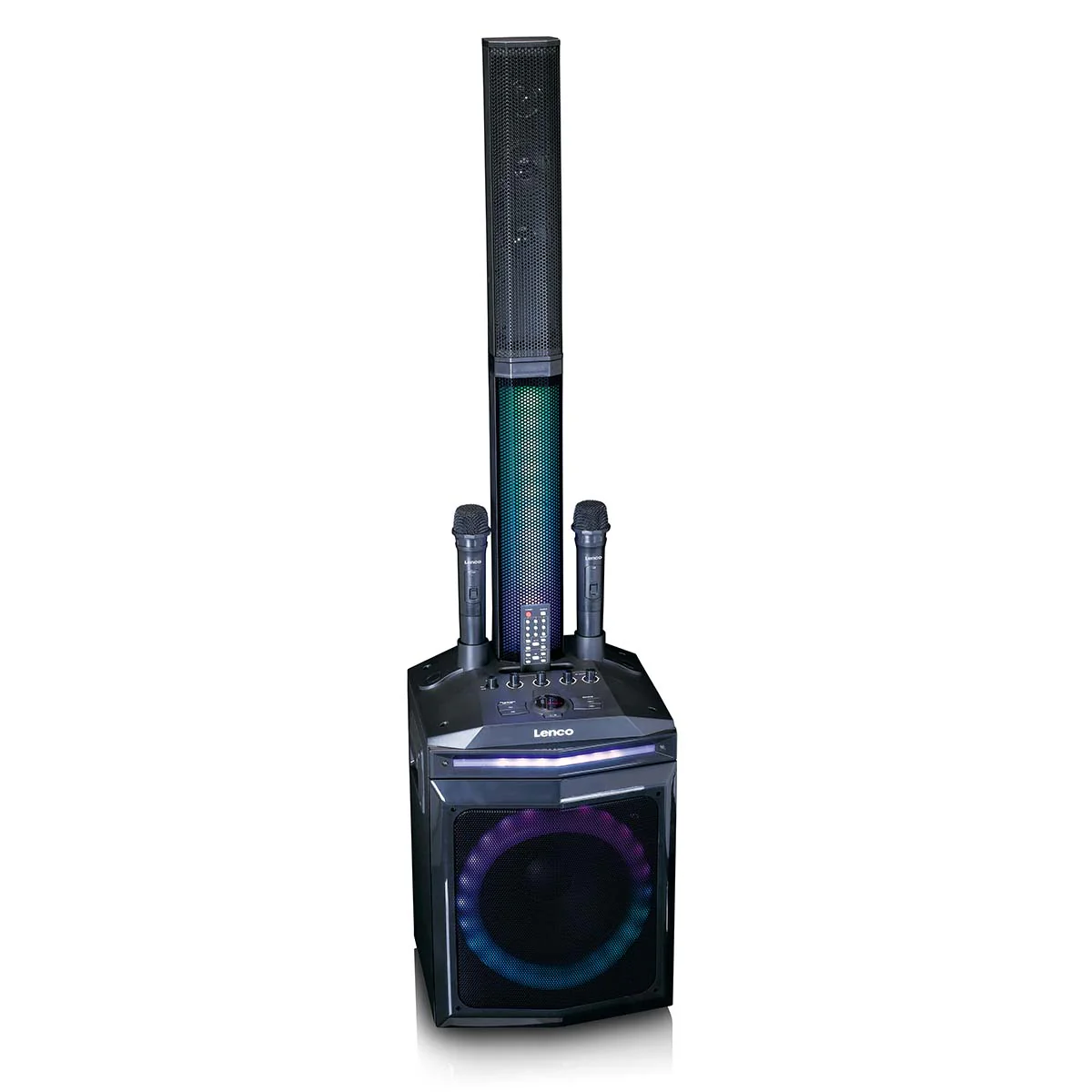 Lenco - PA-220BK - Enceinte avec subwoofer et colonne tweeter - Image 10