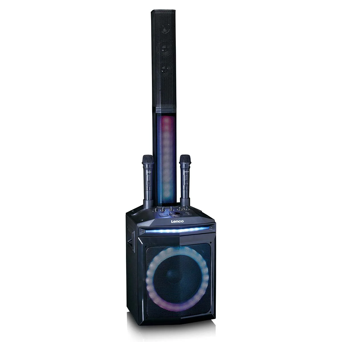 Lenco - PA-220BK - Enceinte avec subwoofer et colonne tweeter - Image 7