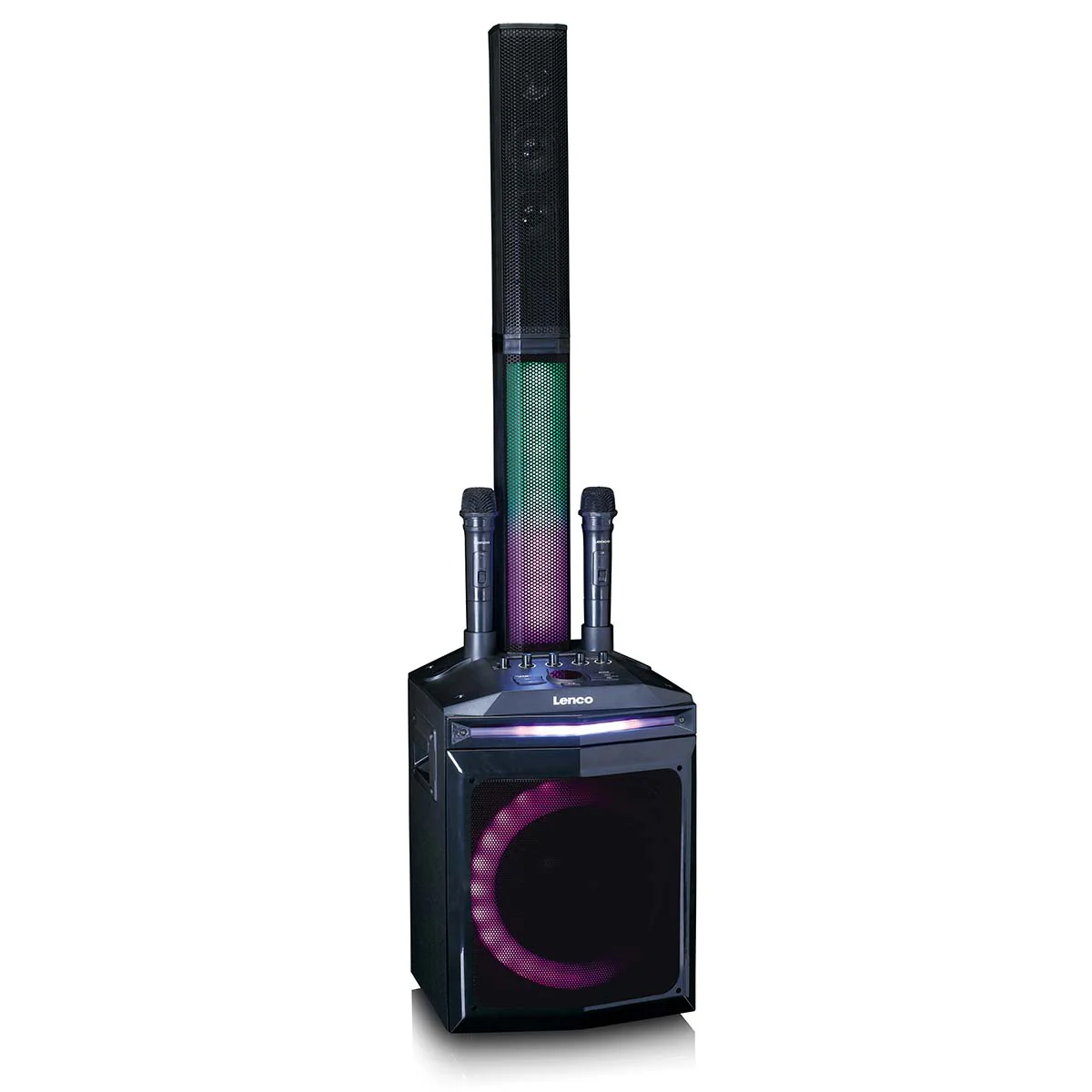 Lenco - PA-220BK - Enceinte avec subwoofer et colonne tweeter - Image 9