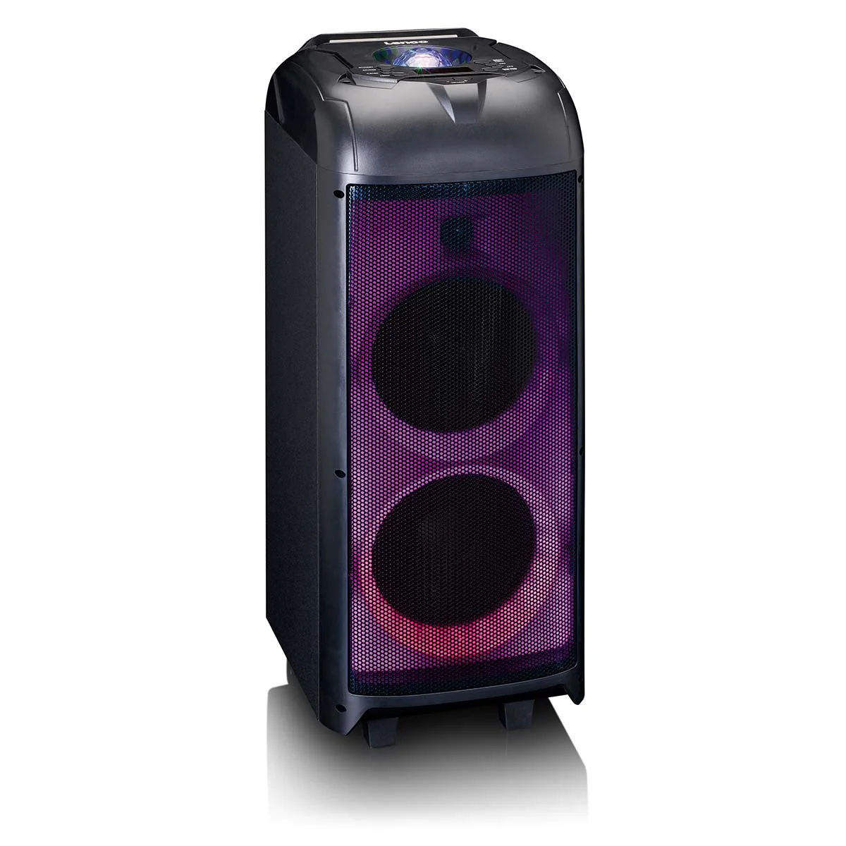 Lenco - PA-260BK - Enceinte, jeu de lumières frontal en boule disco - Image 10