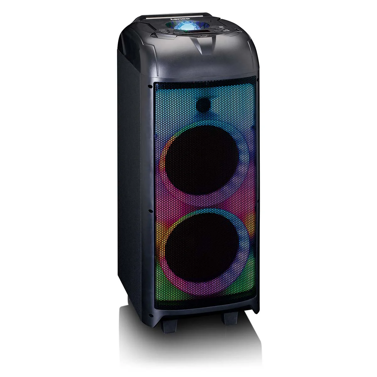 Lenco - PA-260BK - Enceinte, jeu de lumières frontal en boule disco - Image 11
