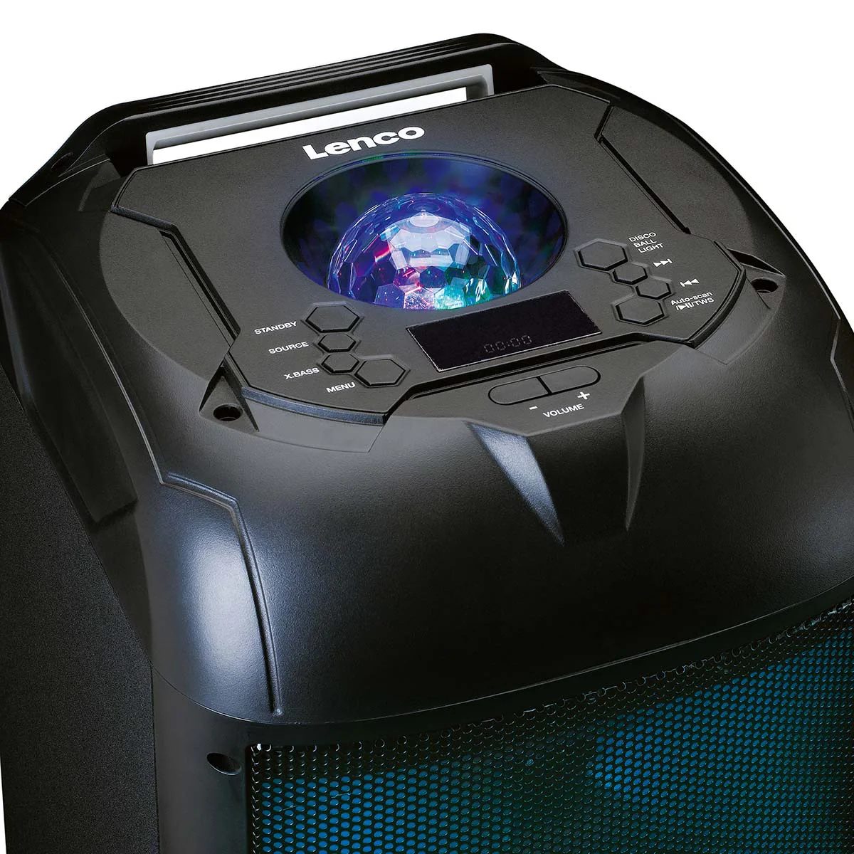 Lenco - PA-260BK - Enceinte, jeu de lumières frontal en boule disco - Image 12