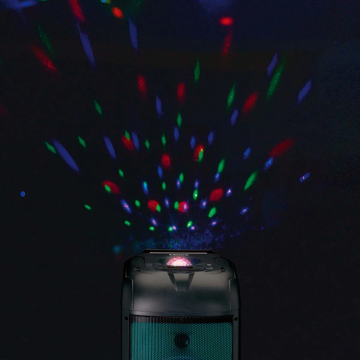 Lenco - PA-260BK - Enceinte, jeu de lumières frontal en boule disco - Image 18