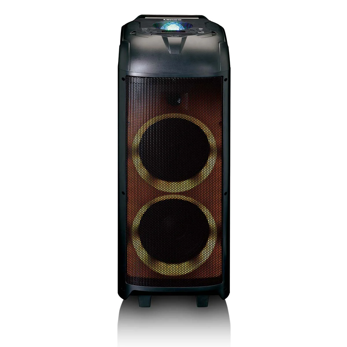 Lenco - PA-260BK - Enceinte, jeu de lumières frontal en boule disco - Image 4