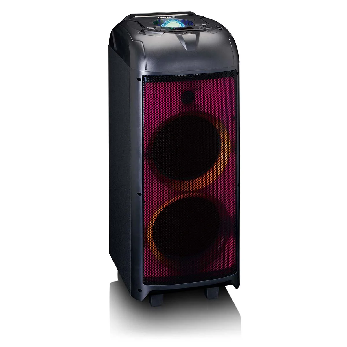 Lenco - PA-260BK - Enceinte, jeu de lumières frontal en boule disco - Image 9