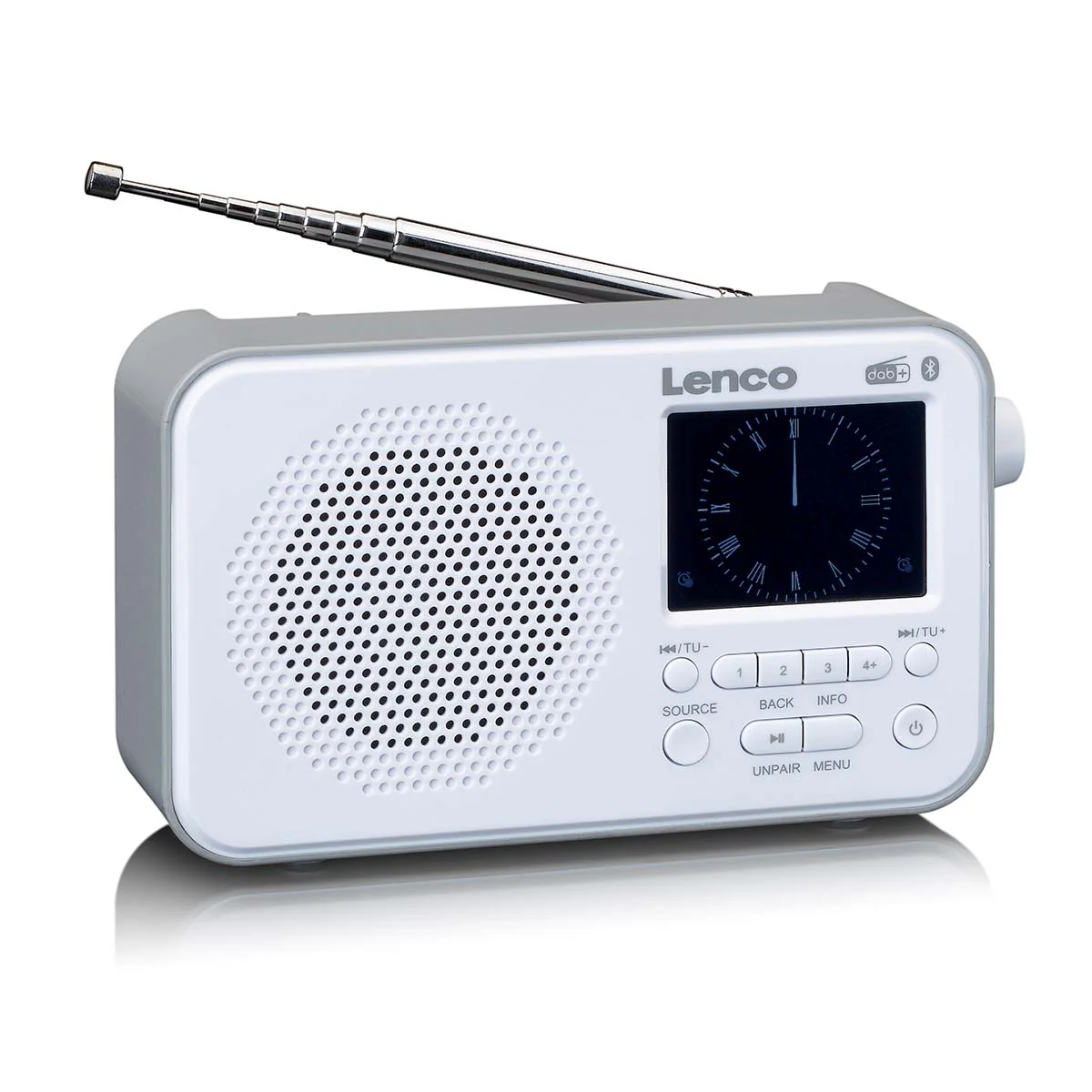 Lenco PDR-036WH - Radio DAB+/FM avec Bluetooth® - Blanc - Image 5
