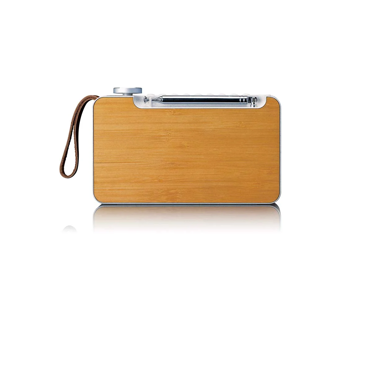 Lenco PDR-040EF - Radio DAB+/FM portable avec batterie rechargeable et Bluetooth® - Bambou - Image 3