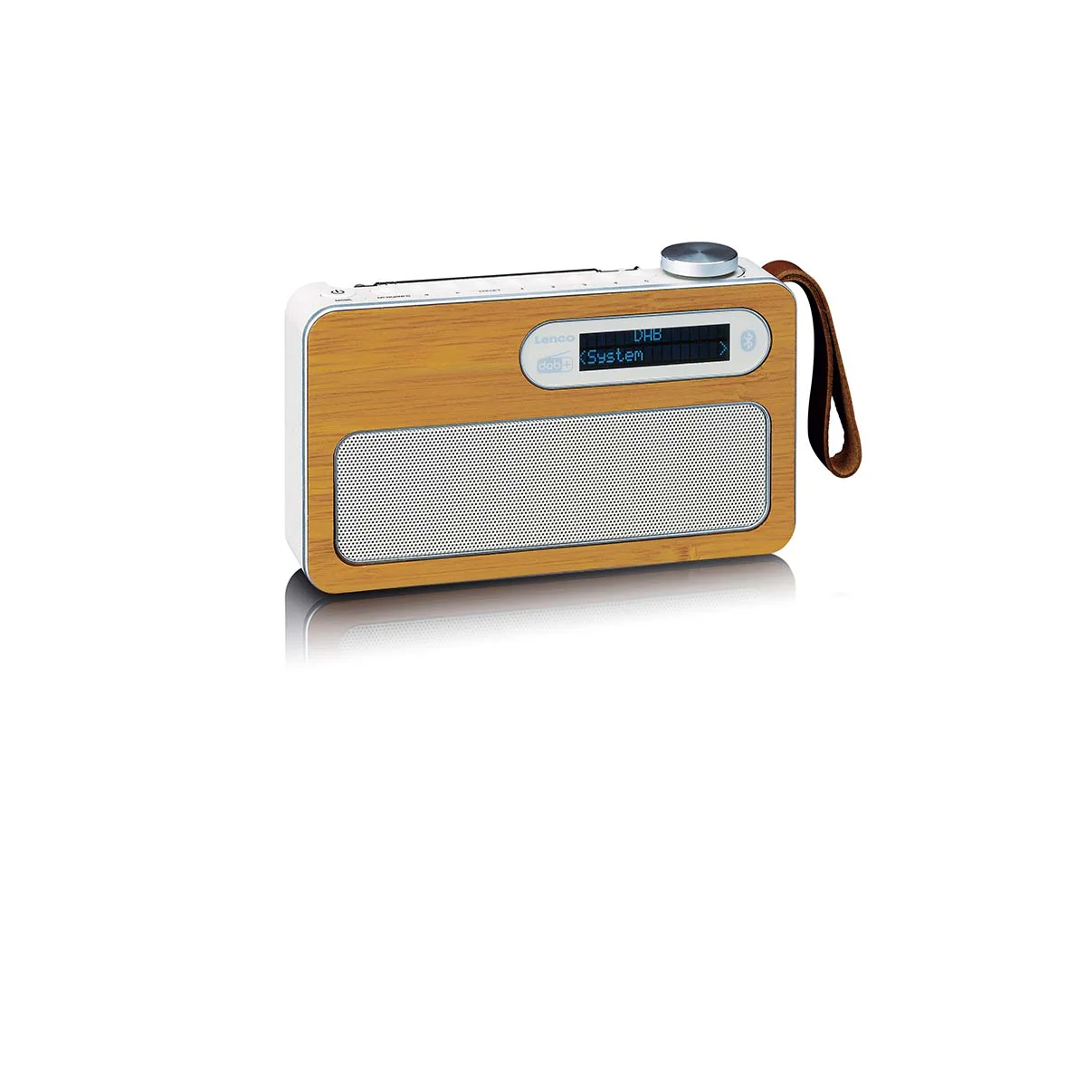 Lenco PDR-040EF - Radio DAB+/FM portable avec batterie rechargeable et Bluetooth® - Bambou - Image 5