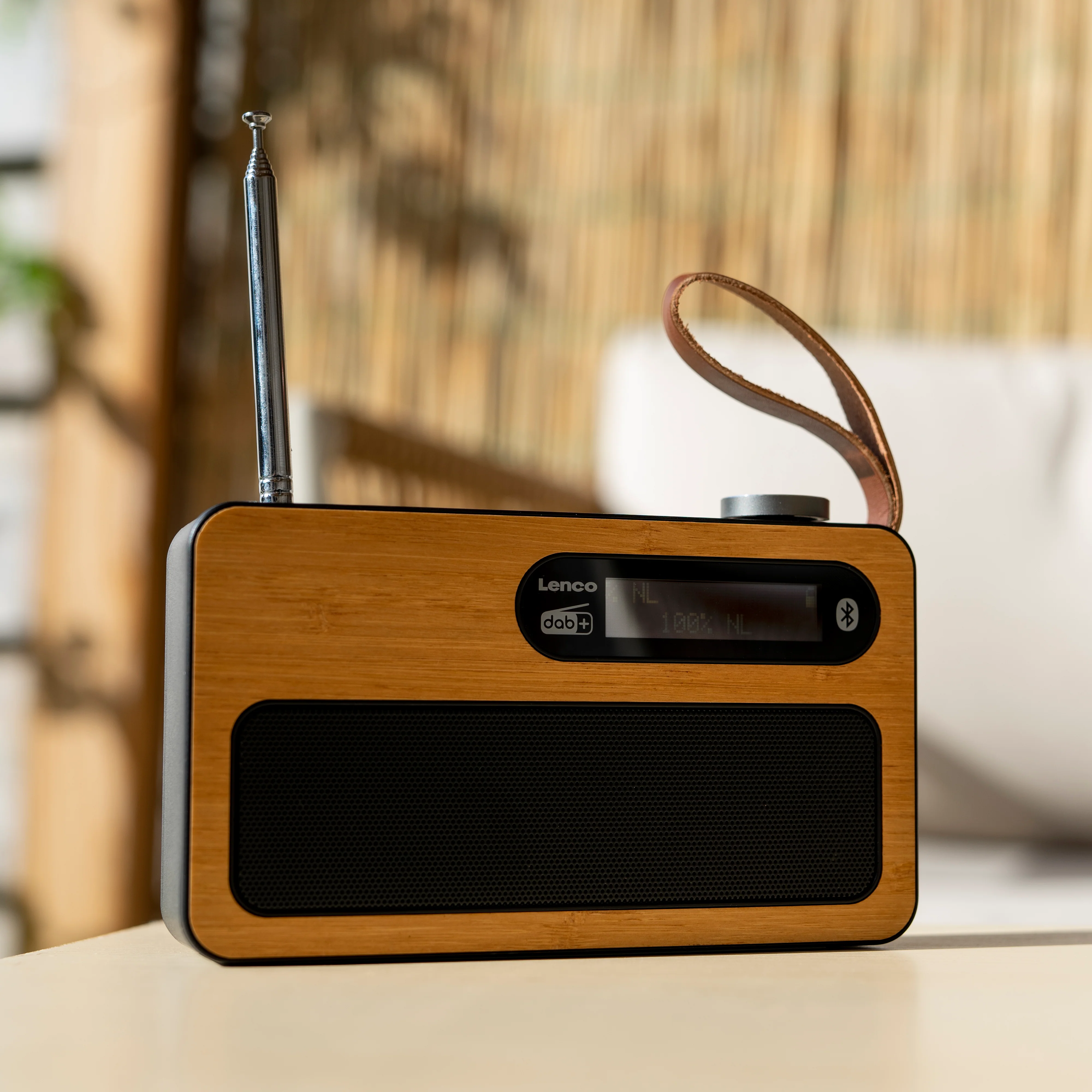 Lenco PDR-040BAMBOOBK - Radio DAB+ - Bambou - Noir - Image 11