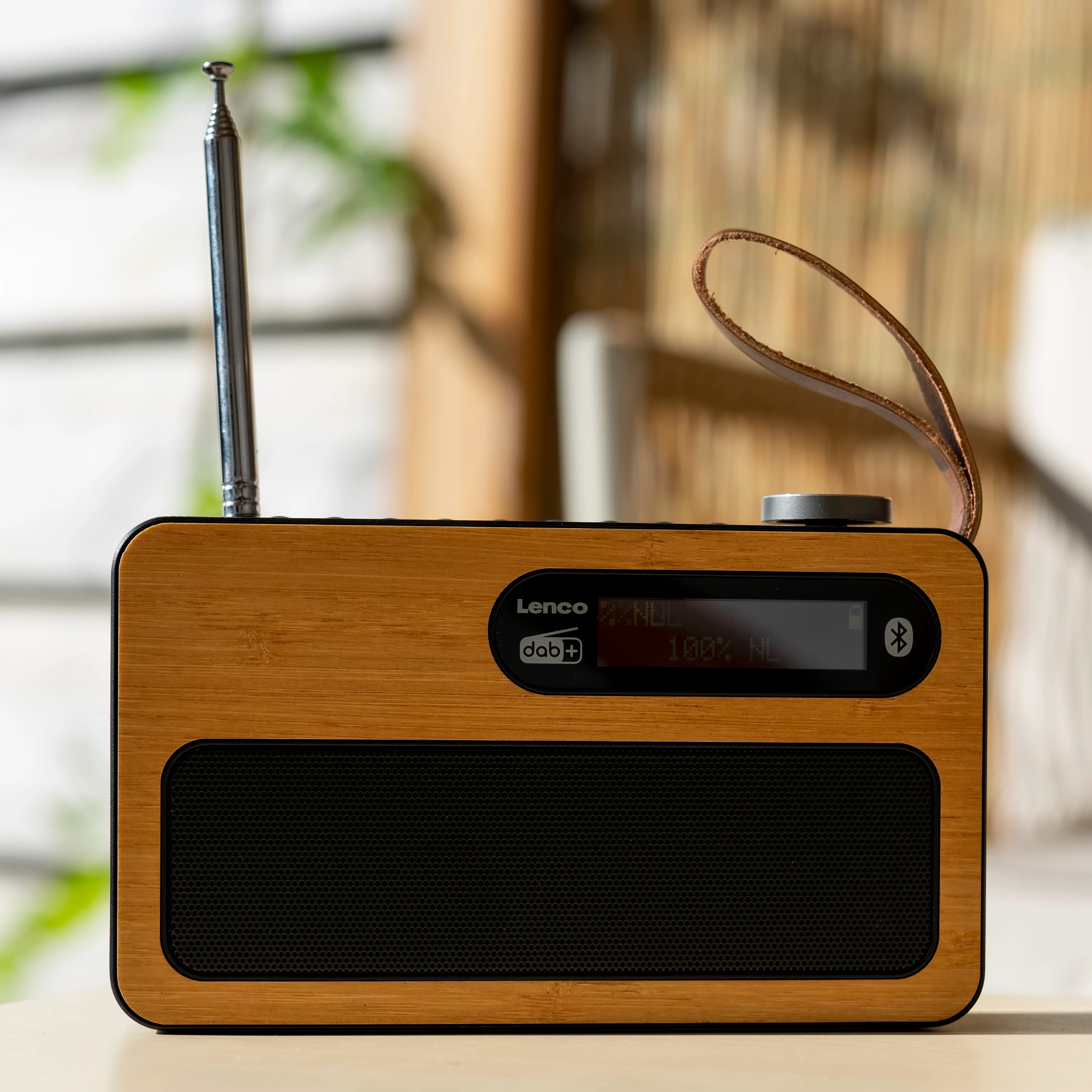 Lenco PDR-040BAMBOOBK - Radio DAB+ - Bambou - Noir - Image 12
