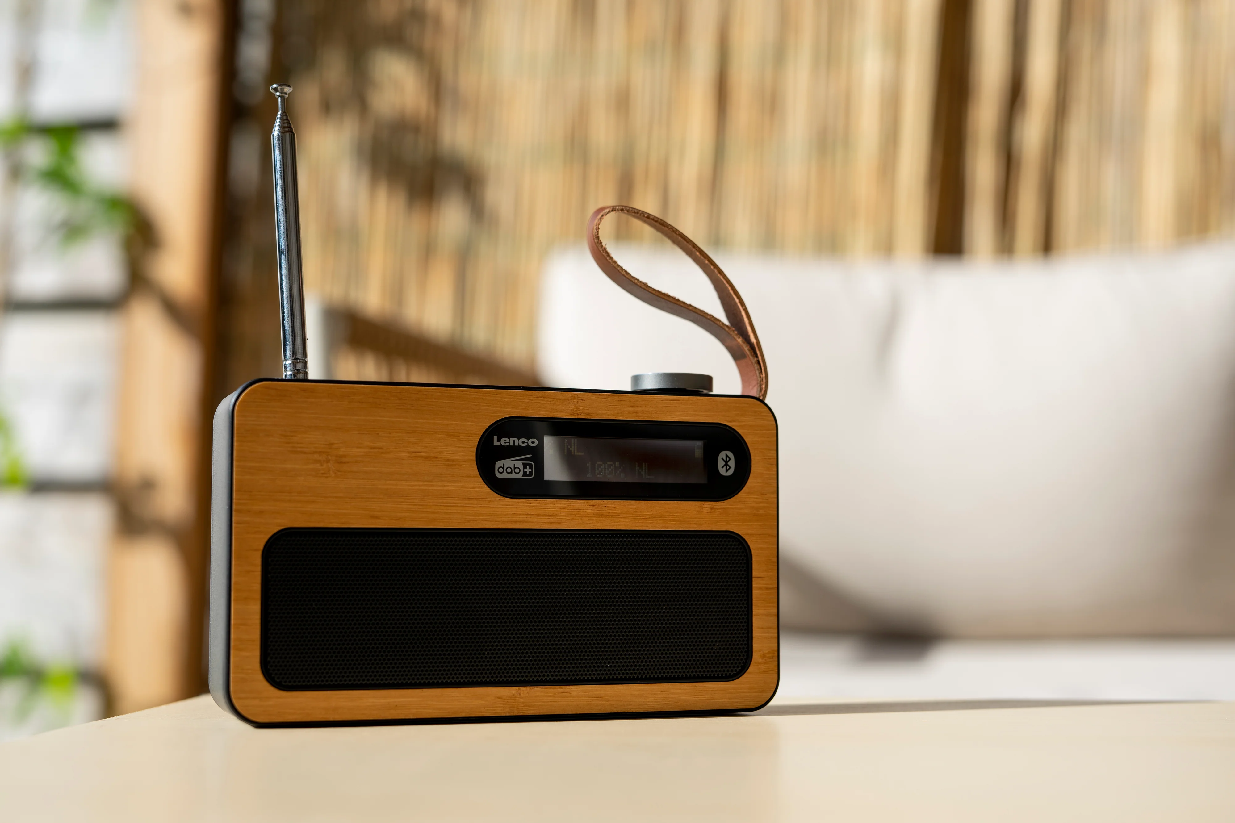 Lenco PDR-040BAMBOOBK - Radio DAB+ - Bambou - Noir - Image 15