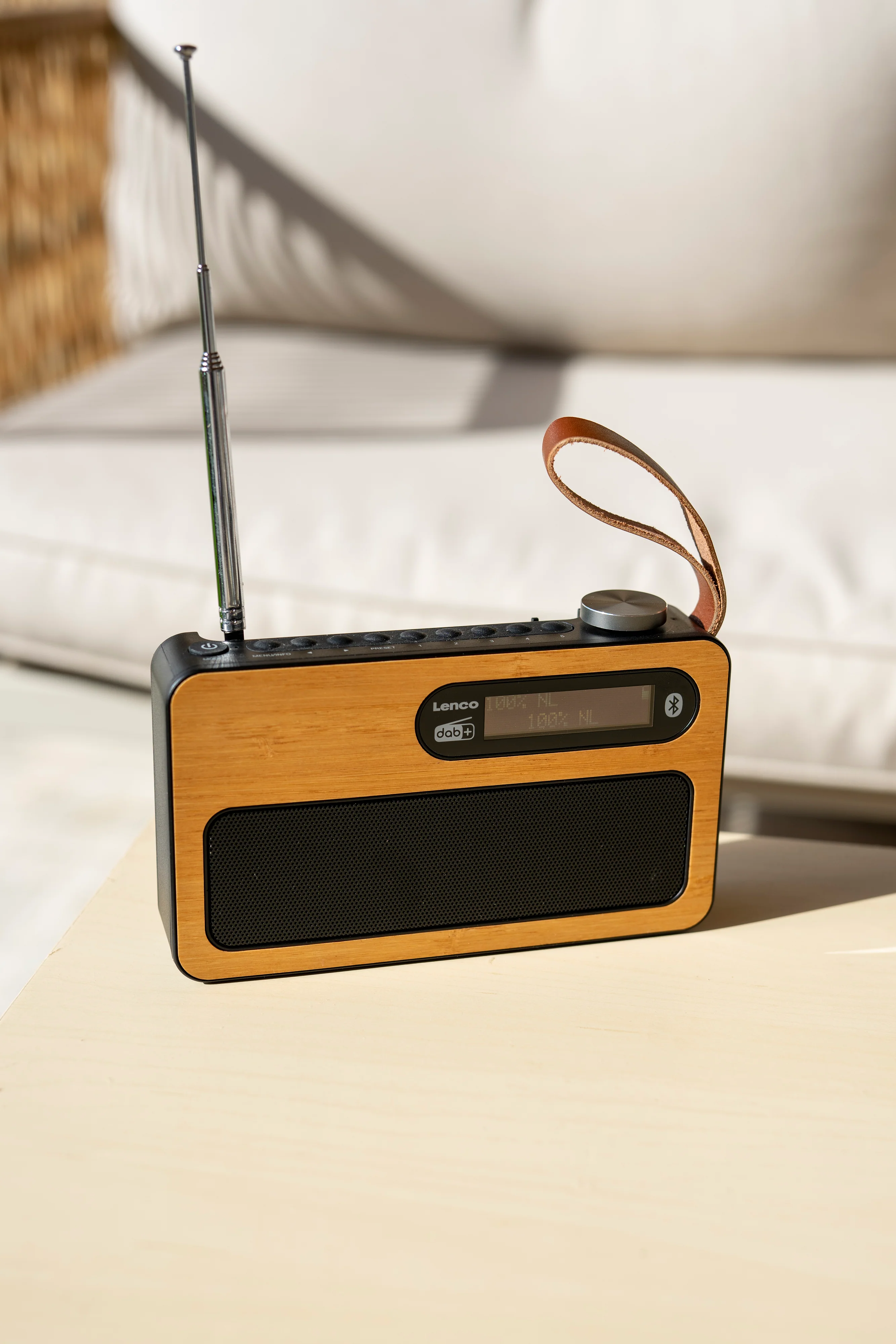 Lenco PDR-040BAMBOOBK - Radio DAB+ - Bambou - Noir - Image 18