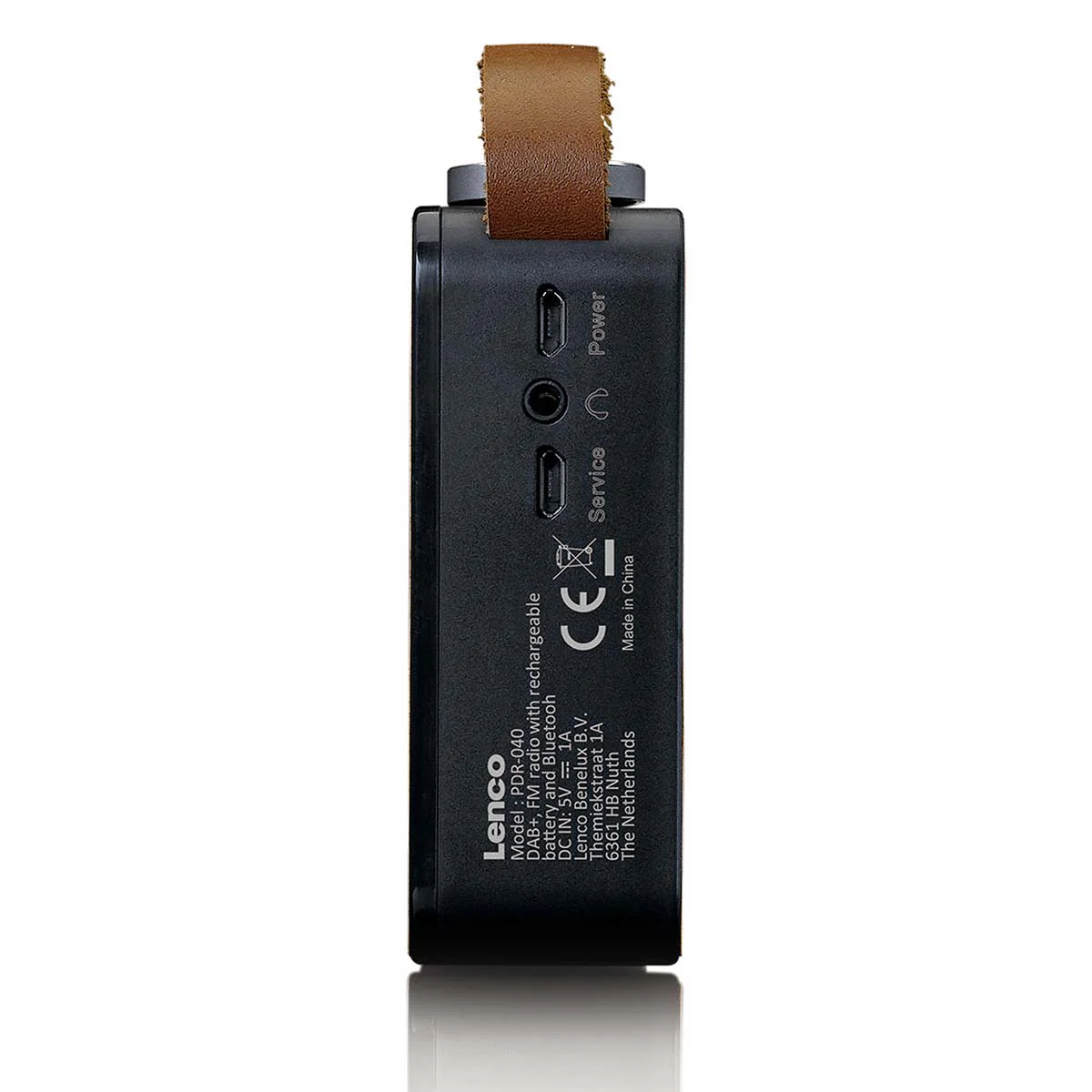 Lenco PDR-040BAMBOOBK - Radio DAB+ - Bambou - Noir - Image 7