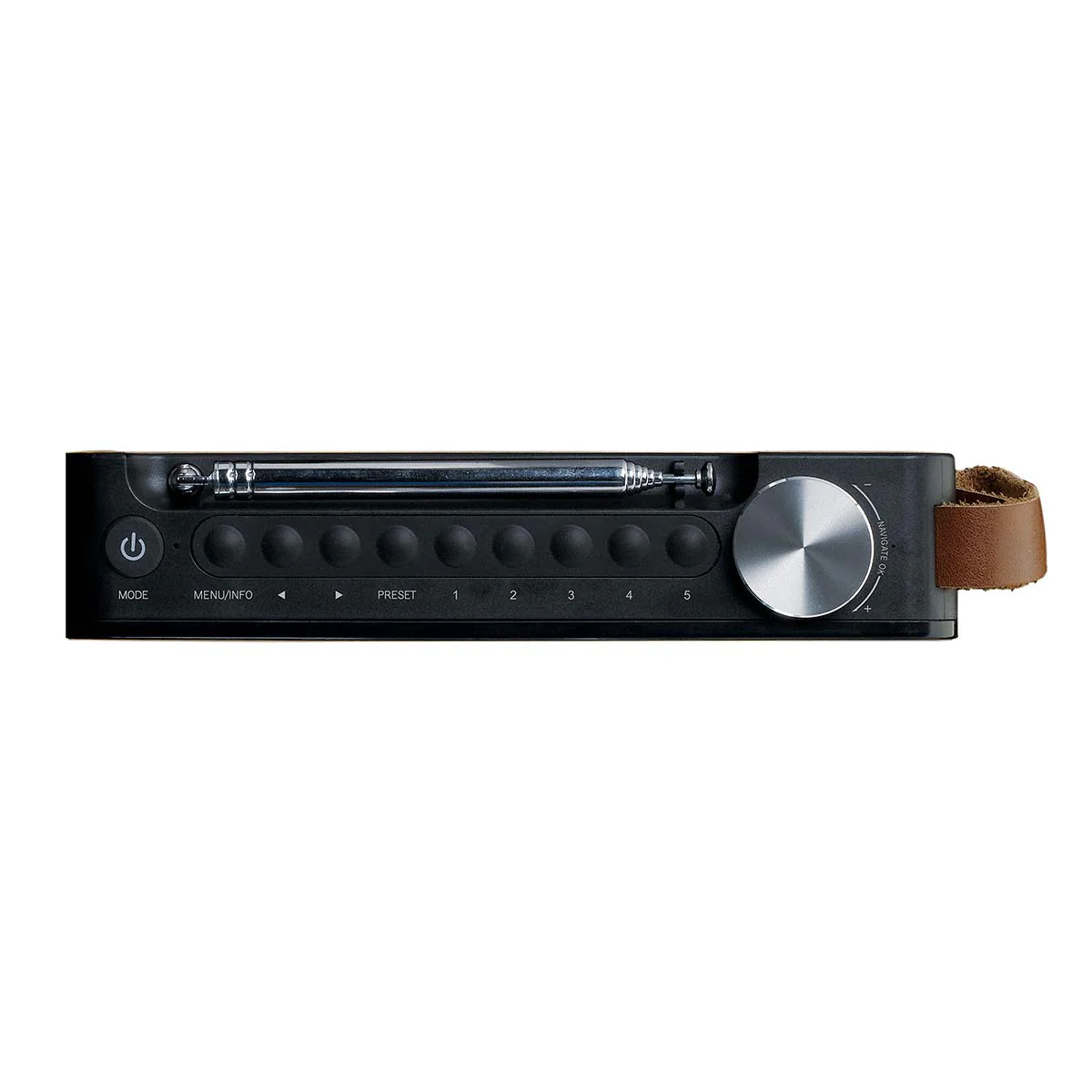 Lenco PDR-040BAMBOOBK - Radio DAB+ - Bambou - Noir - Image 8