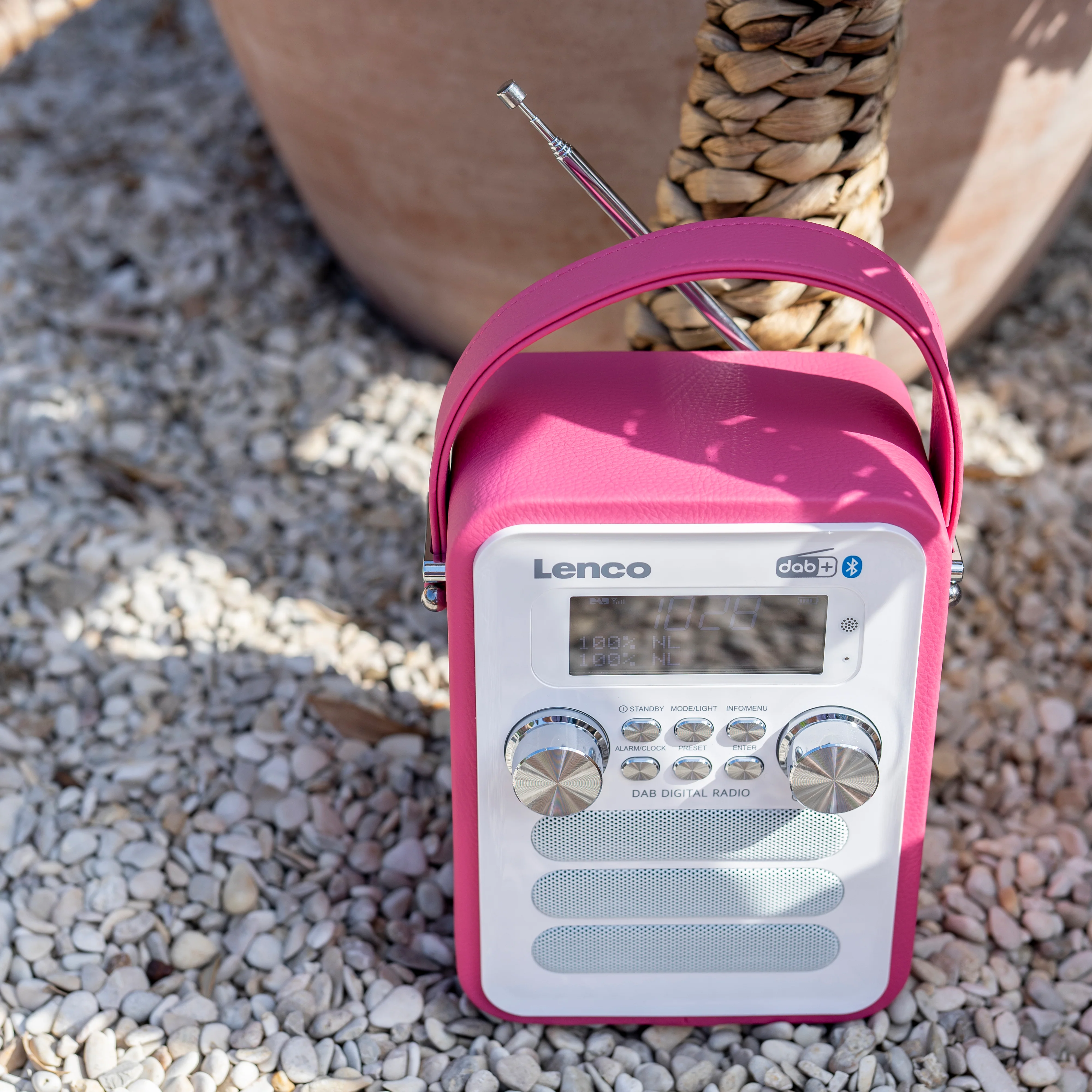 Lenco PDR-051PKWH - Radio DAB+/ FM avec Bluetooth® - Rose - Image 11