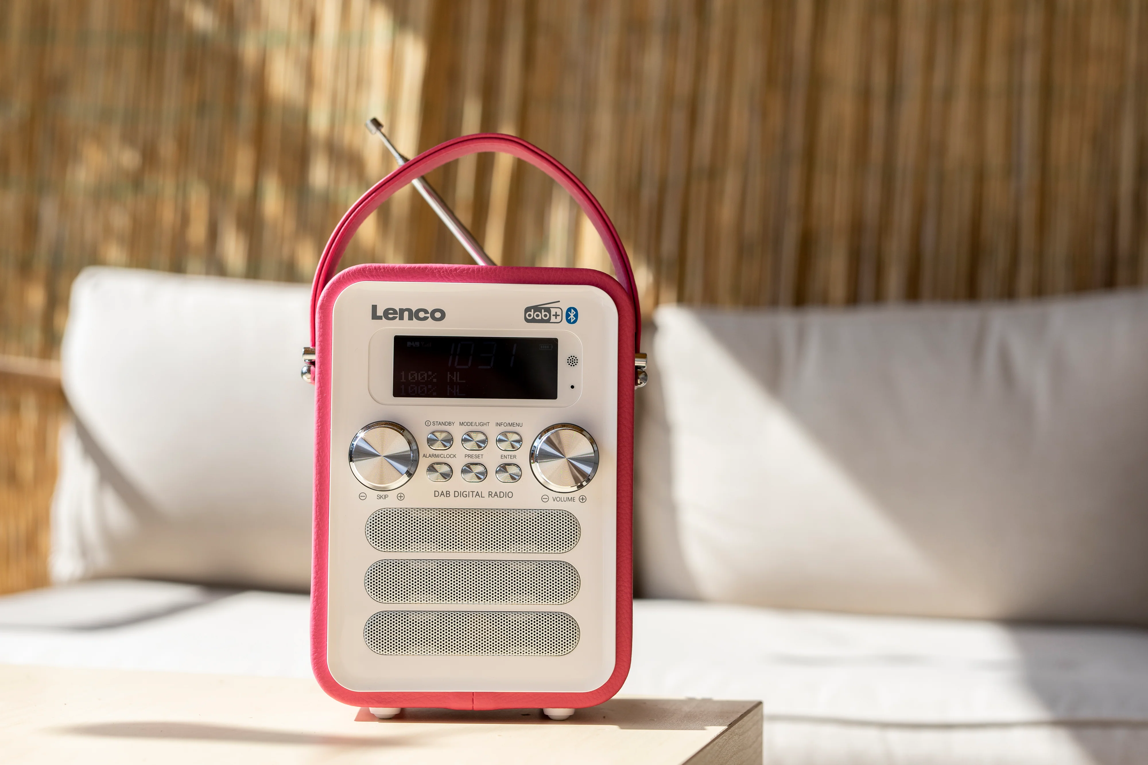 Lenco PDR-051PKWH - Radio DAB+/ FM avec Bluetooth® - Rose - Image 12