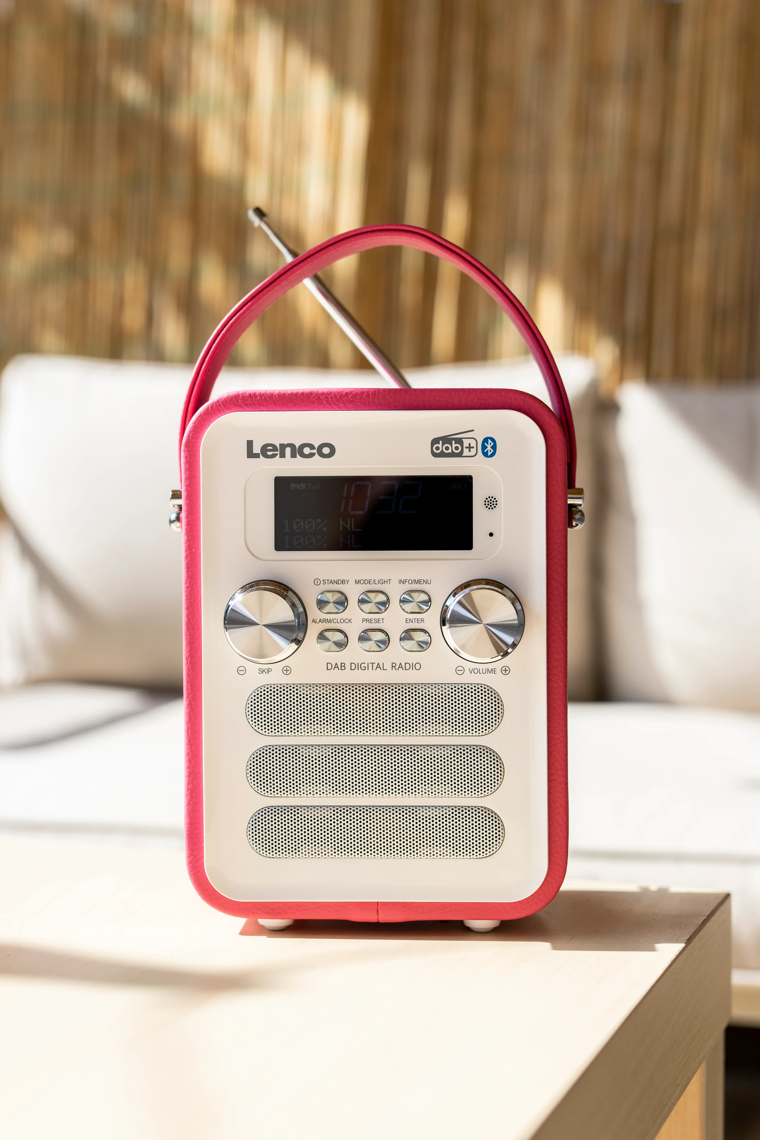 Lenco PDR-051PKWH - Radio DAB+/ FM avec Bluetooth® - Rose - Image 15