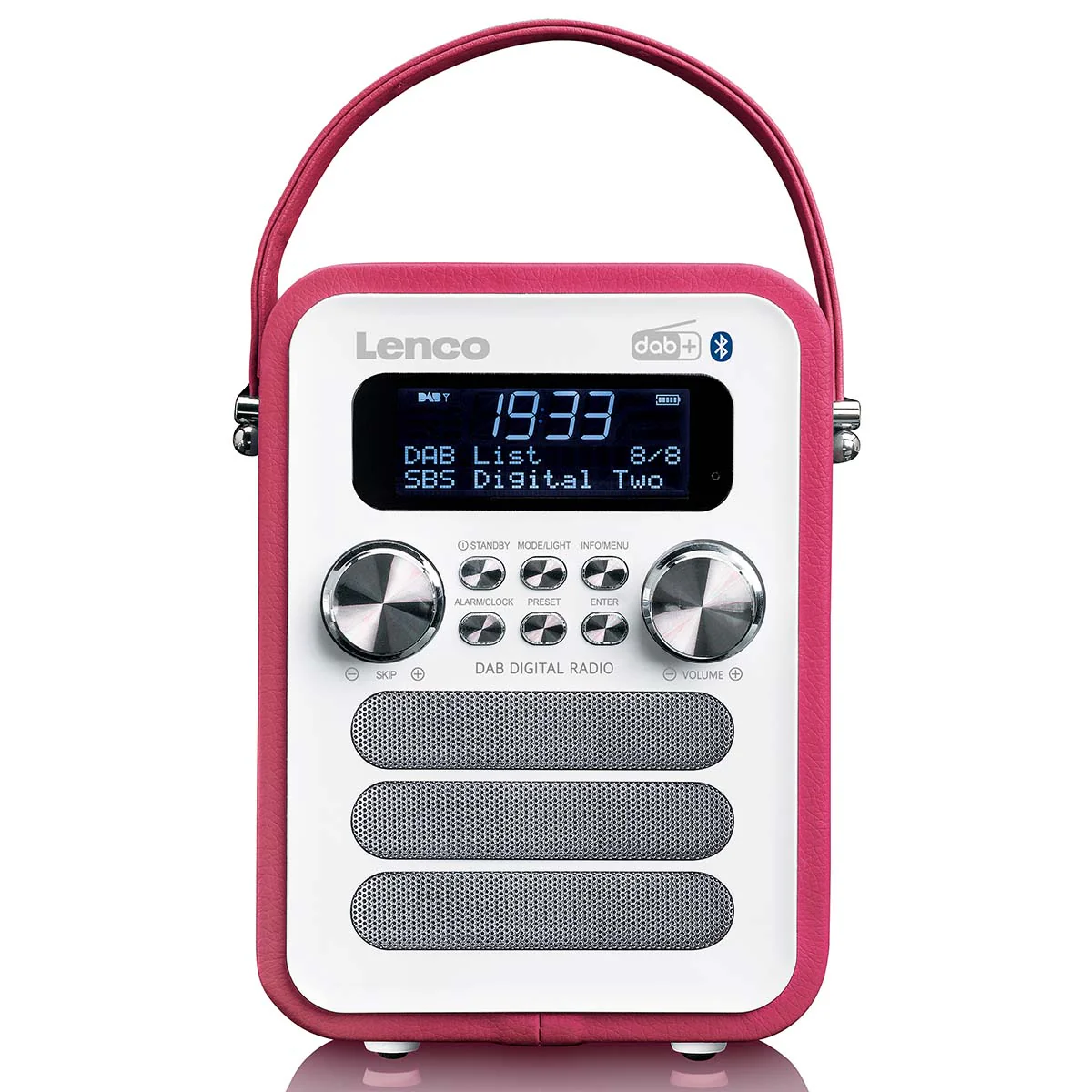 Lenco PDR-051PKWH - Radio DAB+/ FM avec Bluetooth® - Rose - Image 3
