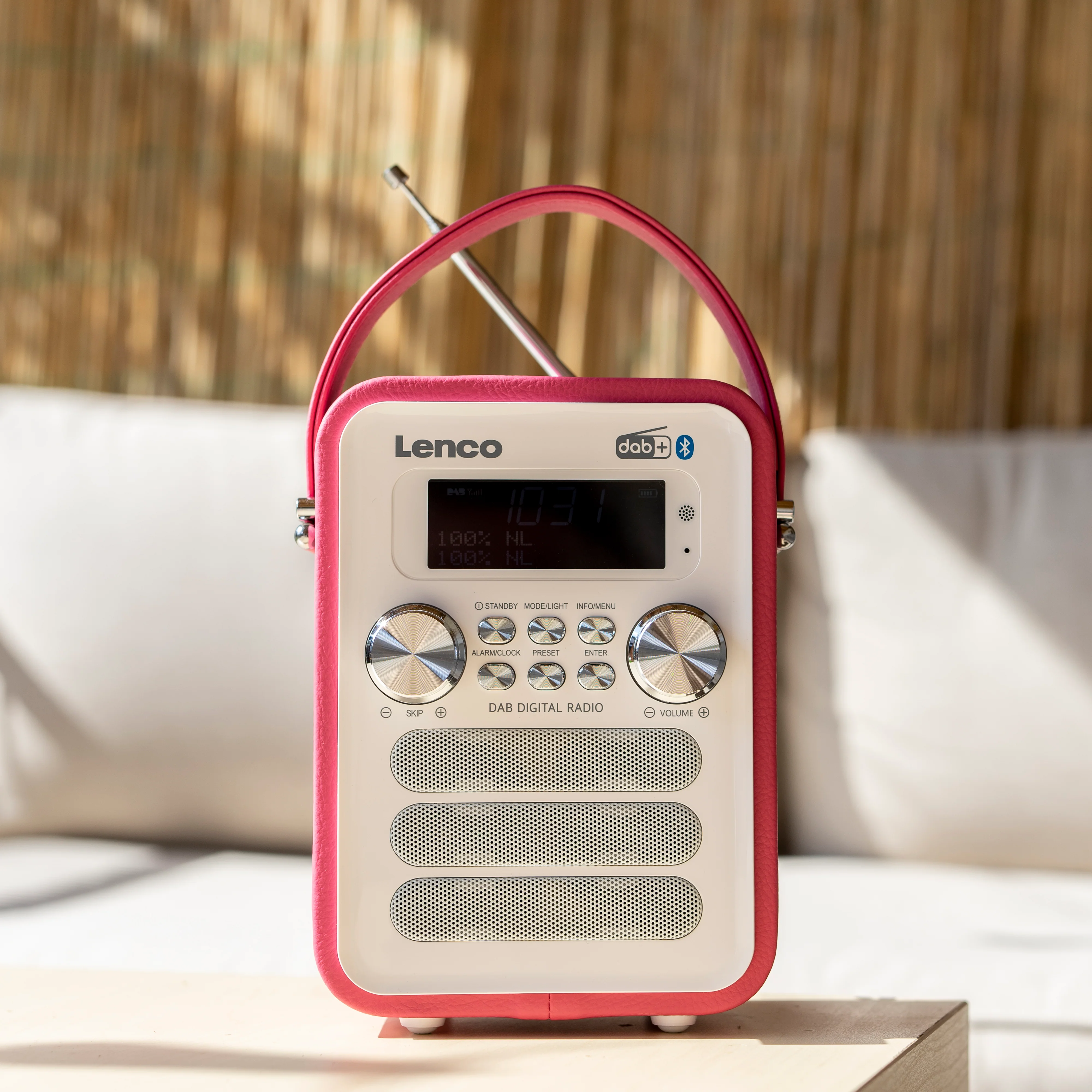 Lenco PDR-051PKWH - Radio DAB+/ FM avec Bluetooth® - Rose - Image 9