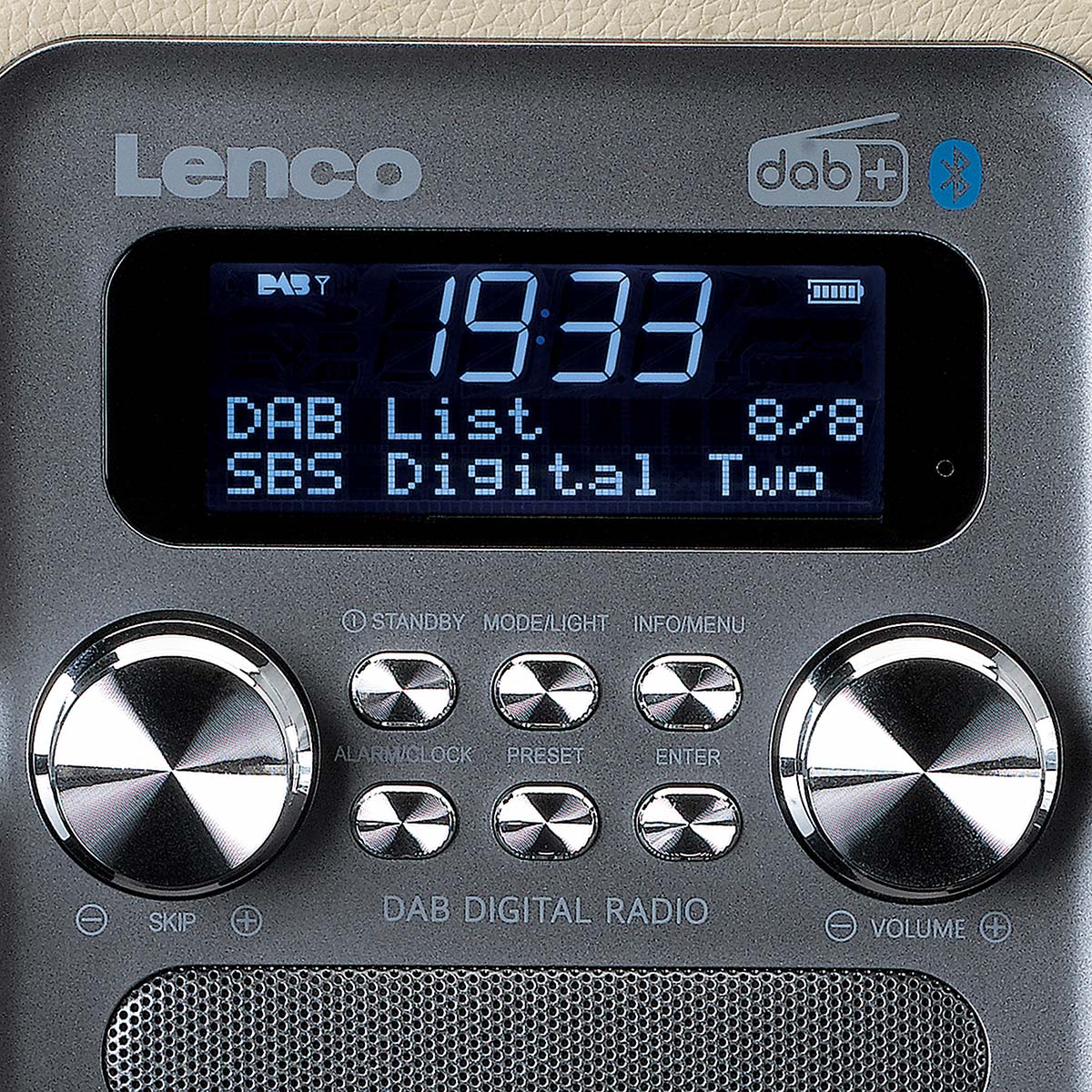 Lenco PDR-051TPSI - Radio DAB+/ FM avec Bluetooth® - Taupe - Image 6