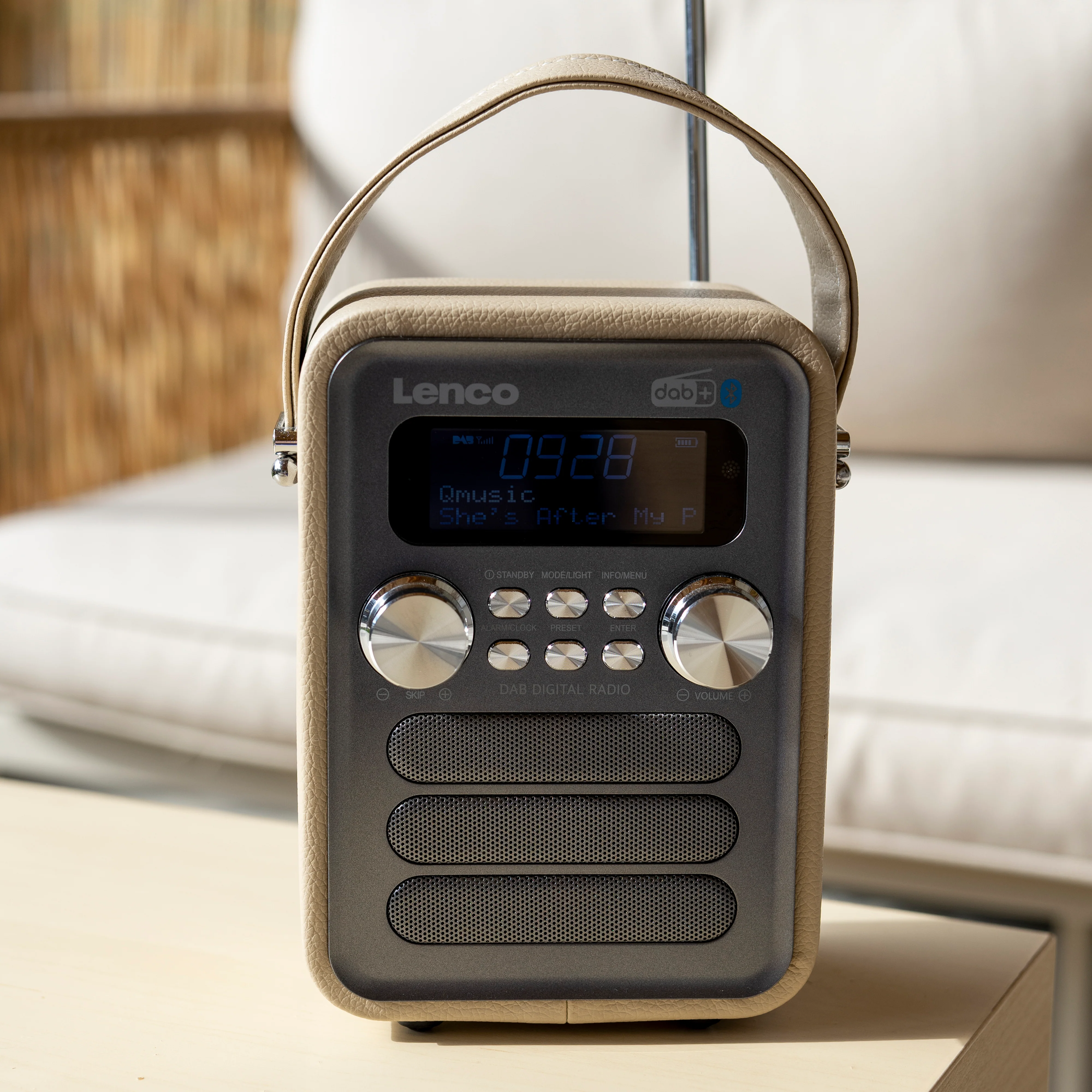 Lenco PDR-051TPSI - Radio DAB+/ FM avec Bluetooth® - Taupe - Image 9