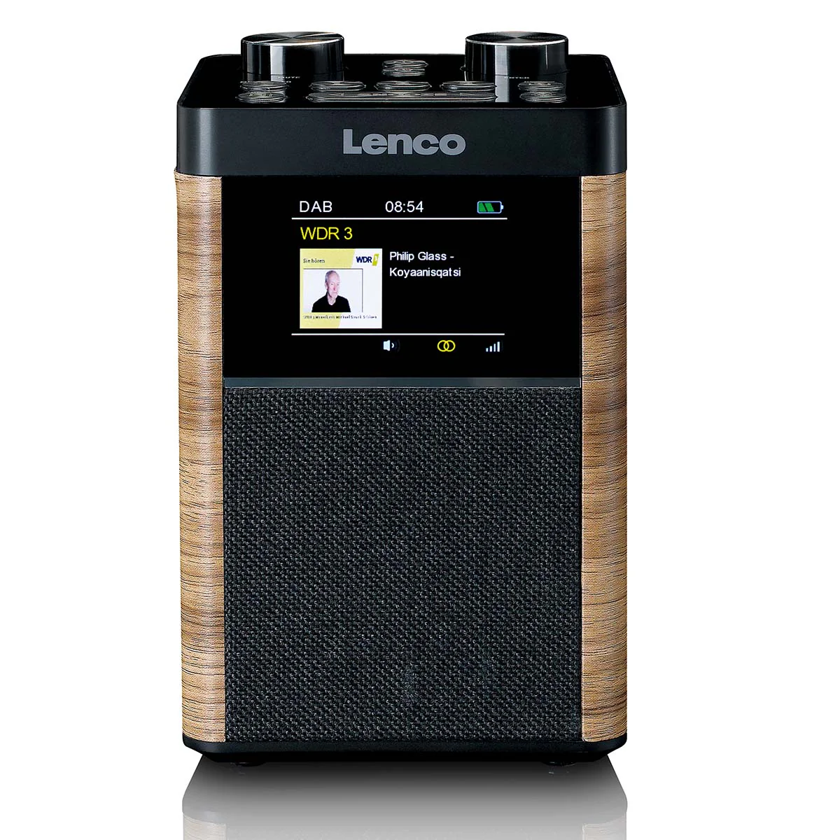 Lenco PDR-060WD - Radio portable DAB+/FM Bluetooth, haut-parleur 10W, batterie 14H - Noir - Image 4