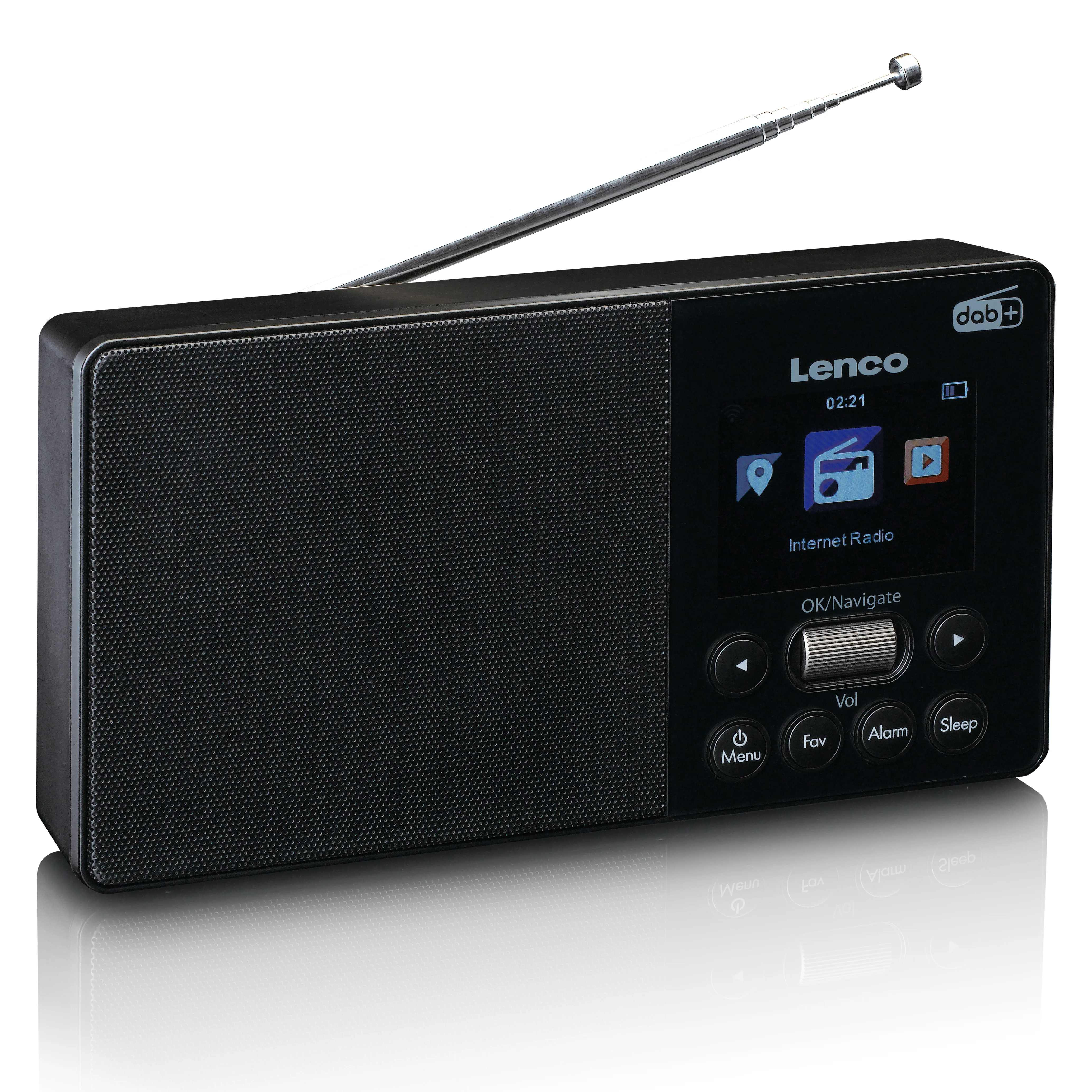 Lenco PIR-510BK - Radio portable Internet, DAB+, FM - Image 2