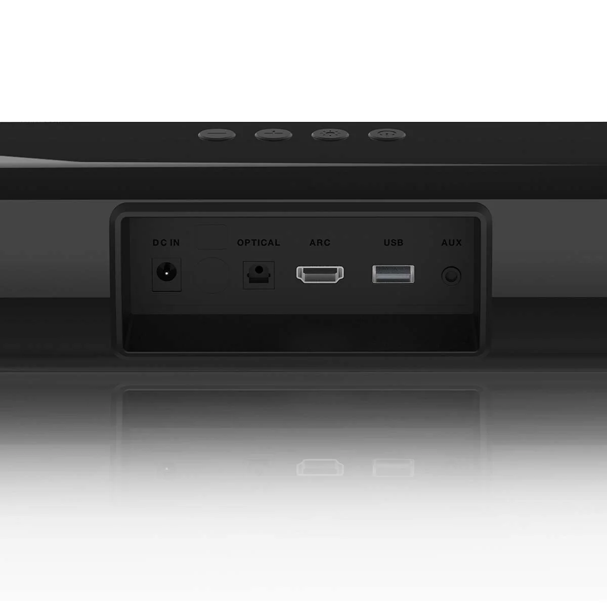 Lenco SB-042BK -85cm Bluetooth® Soundbar avec HDMI (ARC) et éclairage LED  - Noir - Image 8