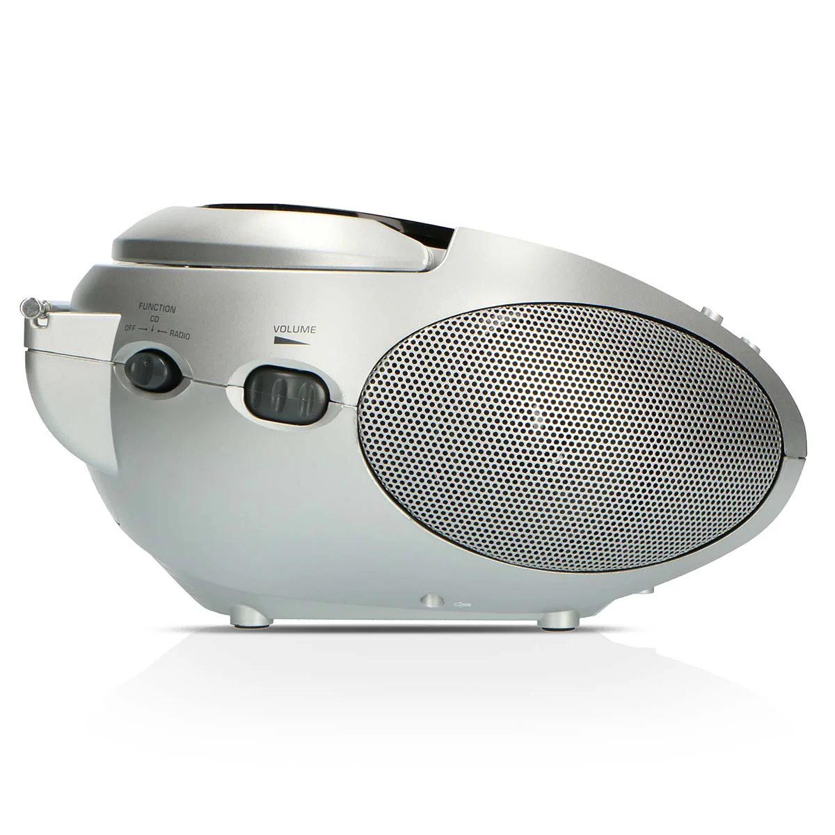 Lenco SCD-24 Black/Silver - Radio portable avec lecteur CD - Noir/argent - Image 8