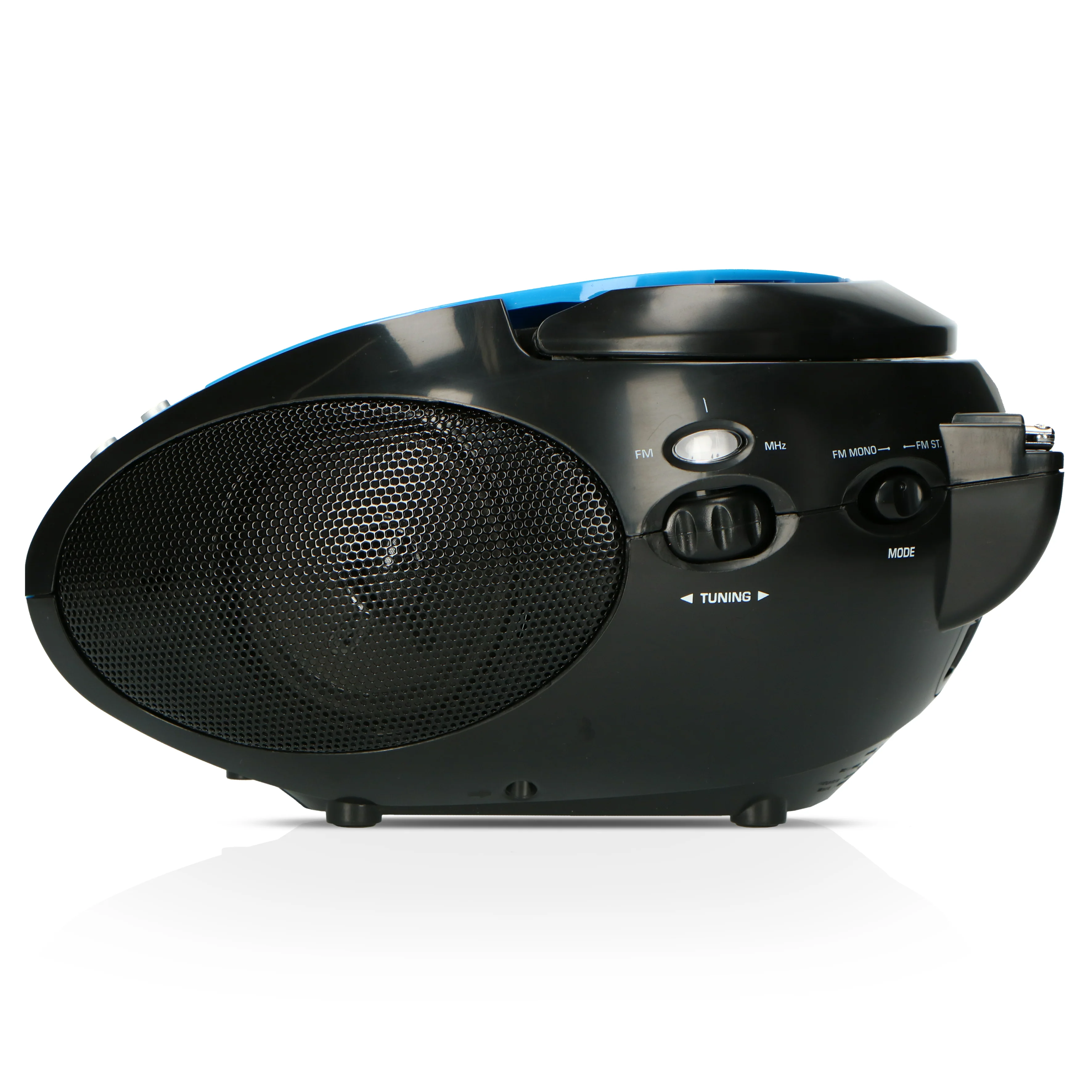 Lenco SCD-24 Blue/Black - Radio portable avec lecteur CD - Bleu-noir - Image 4