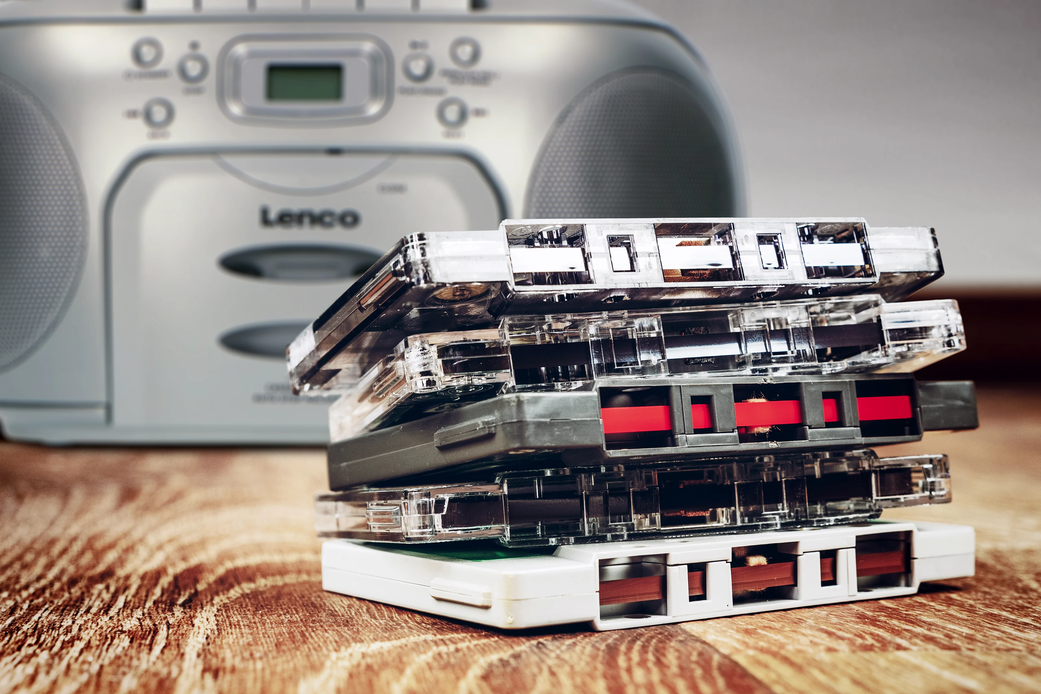Lenco SCD-420SI - Lecteur CD/radio FM stéréo portable - Argent - Image 18