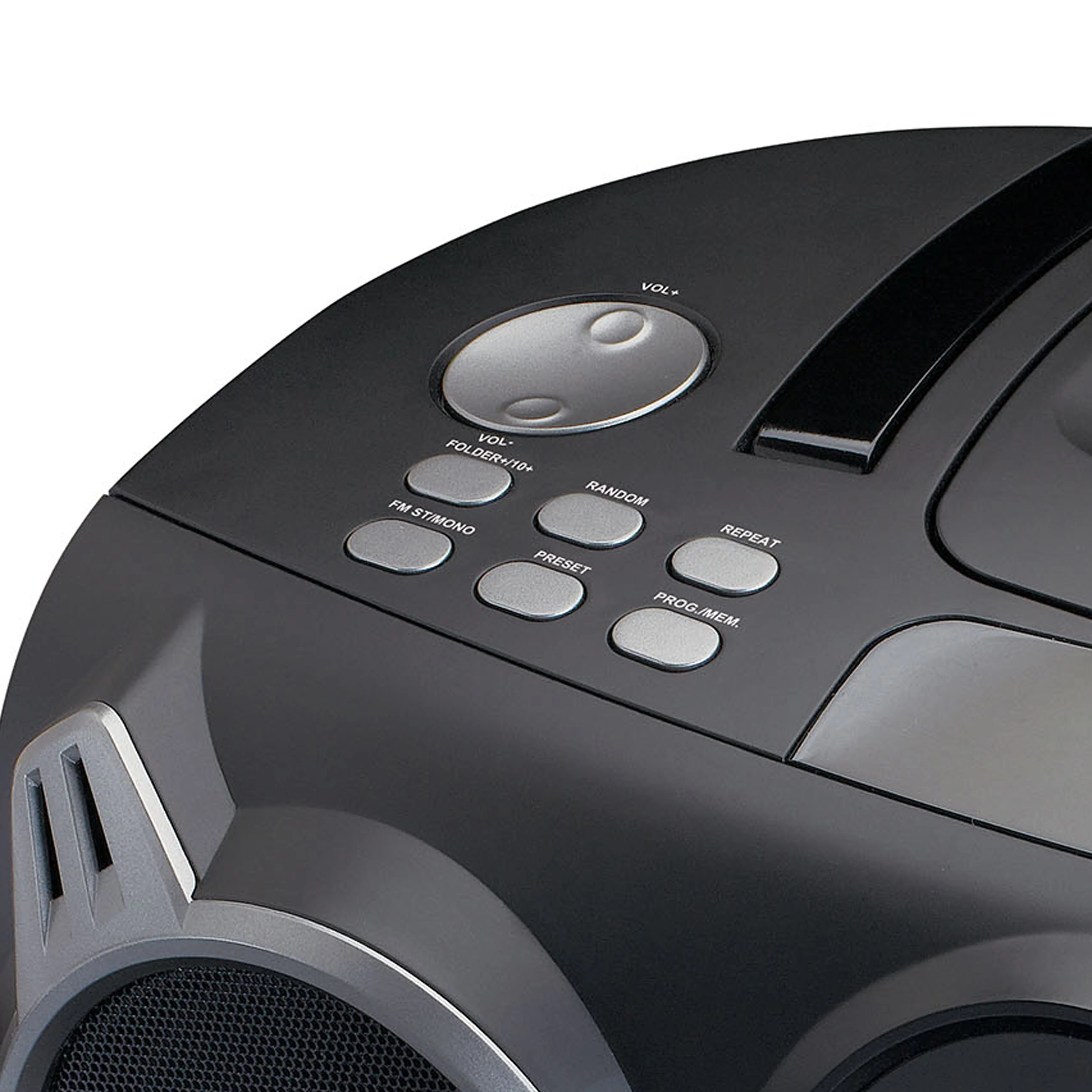 Lenco SCD-685BK - Radio DAB+/FM/lecteur CD portable avec connexions Bluetooth® et USB et emplacement pour carte SD - Noir - Image 4