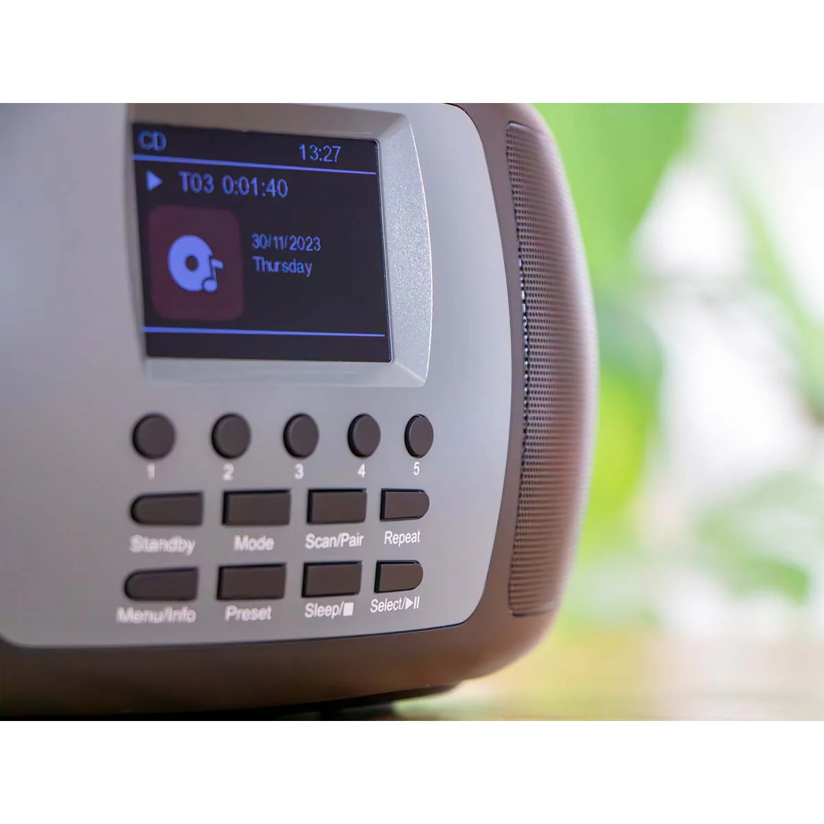 Lenco SCD-860BK - Radio portable DAB+/FM avec Bluetooth®, lecteur CD et grand écran couleur LCD - Noir - Image 12