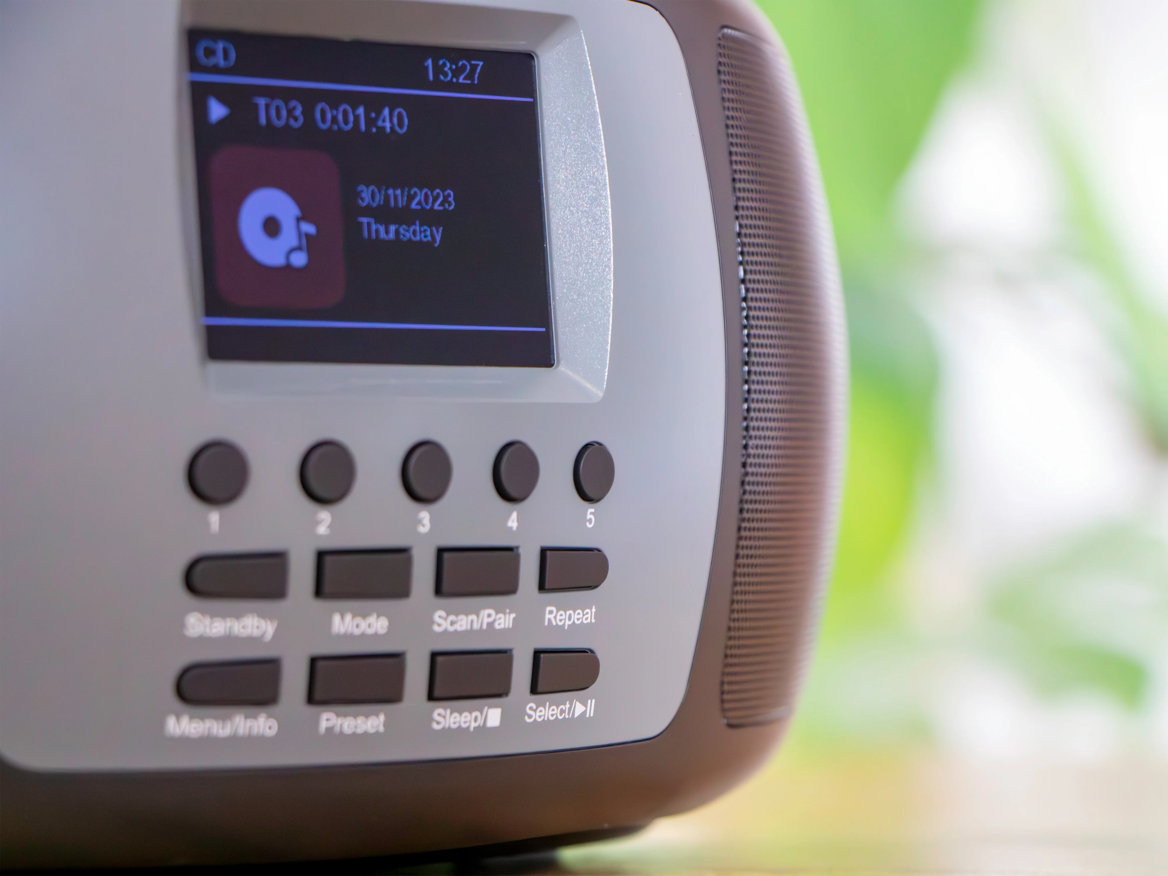 Lenco SCD-860BK - Radio portable DAB+/FM avec Bluetooth®, lecteur CD et grand écran couleur LCD - Noir - Image 15